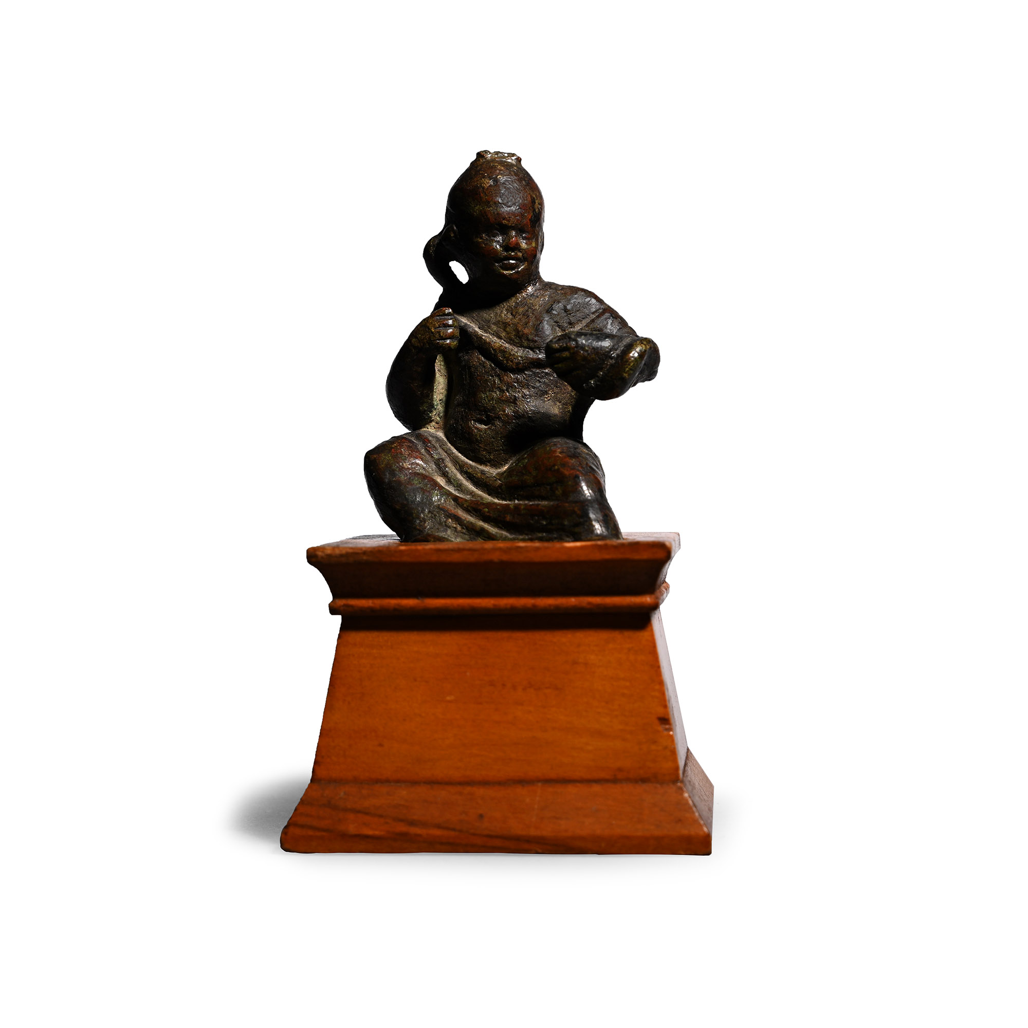 Roman Bronze Statuette of Harpocrates