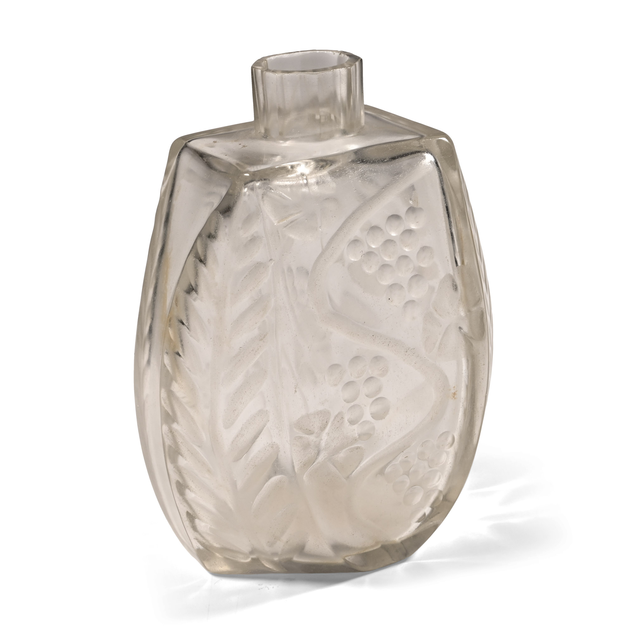 Vase with Grape Vines and Fern Leaves