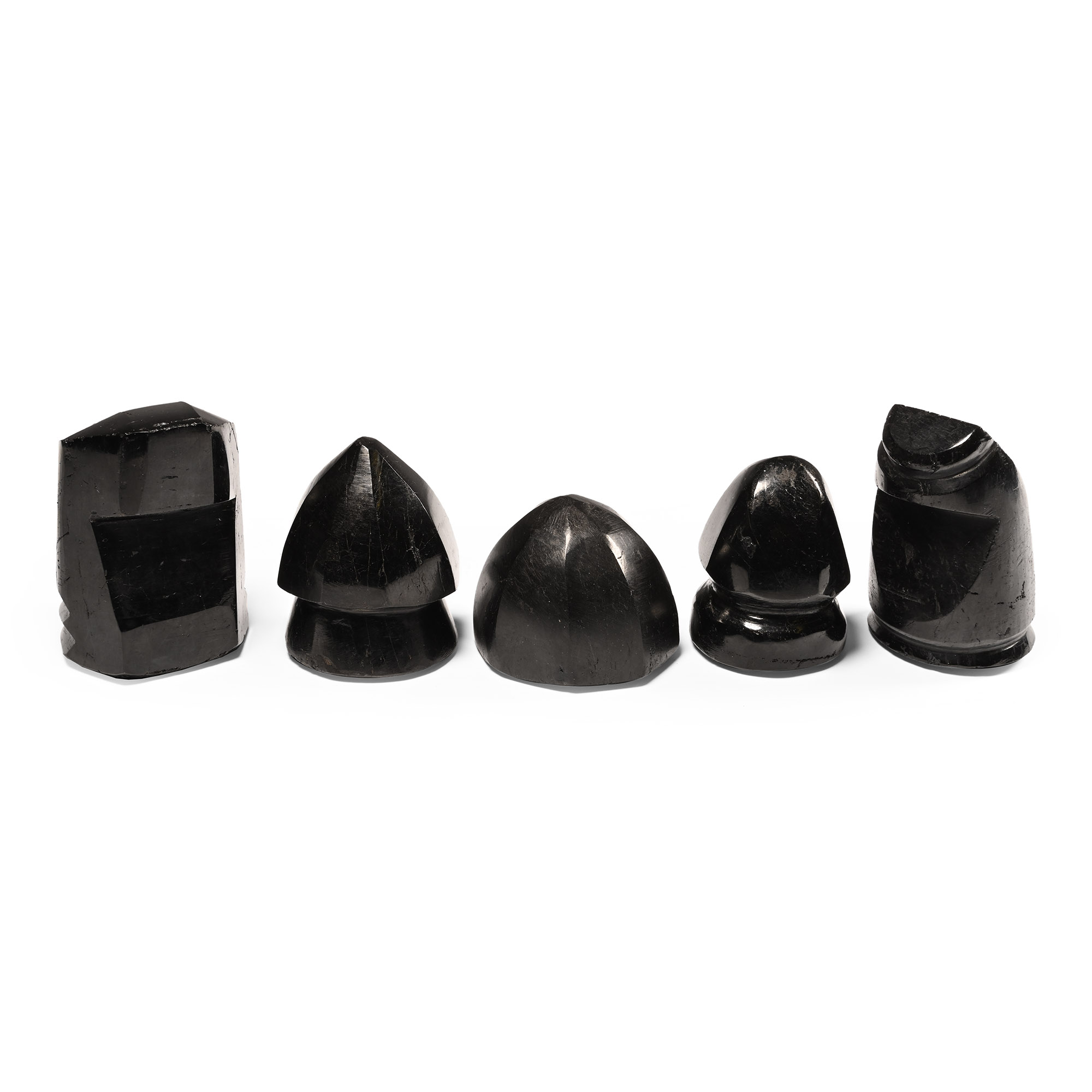 Western Asiatic Style 'Jet' Gaming Piece Group