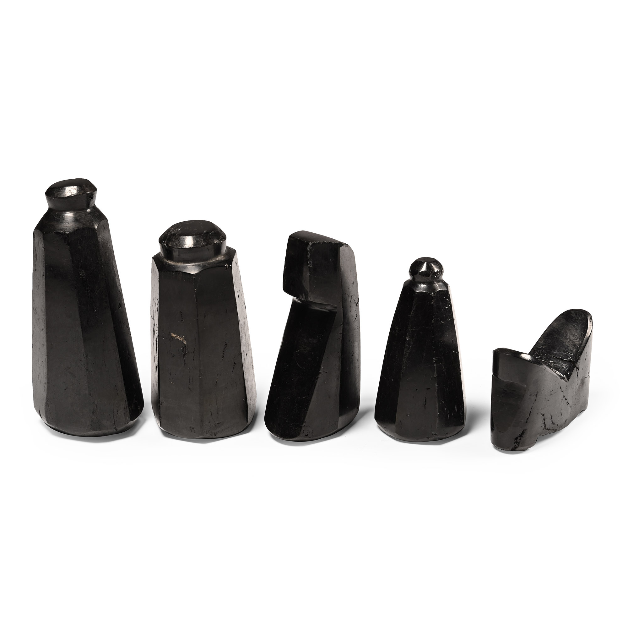 Western Asiatic Style 'Jet' Gaming Piece Group