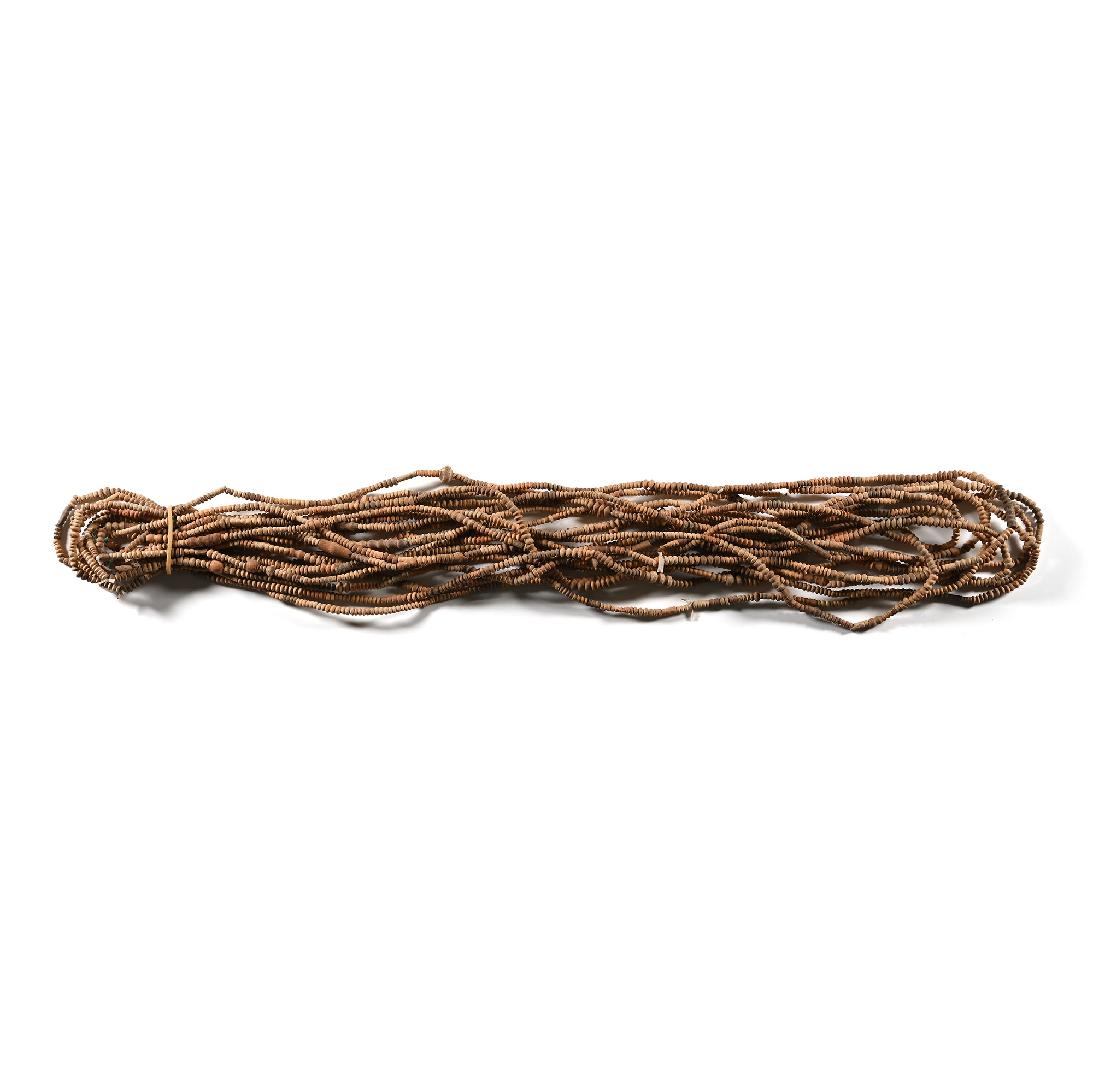 African Terracotta Bead Necklace Group