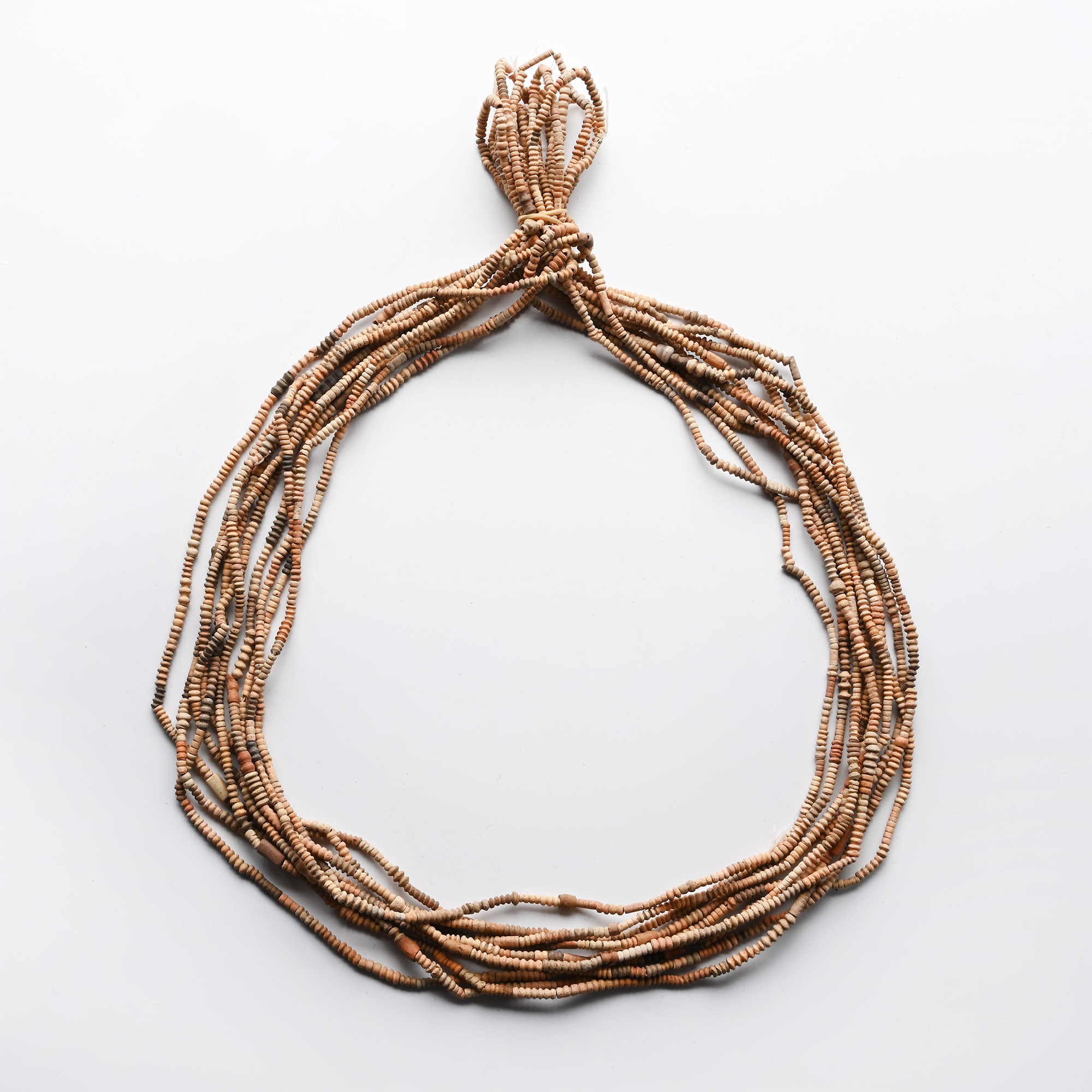 African Terracotta Bead Necklace Group