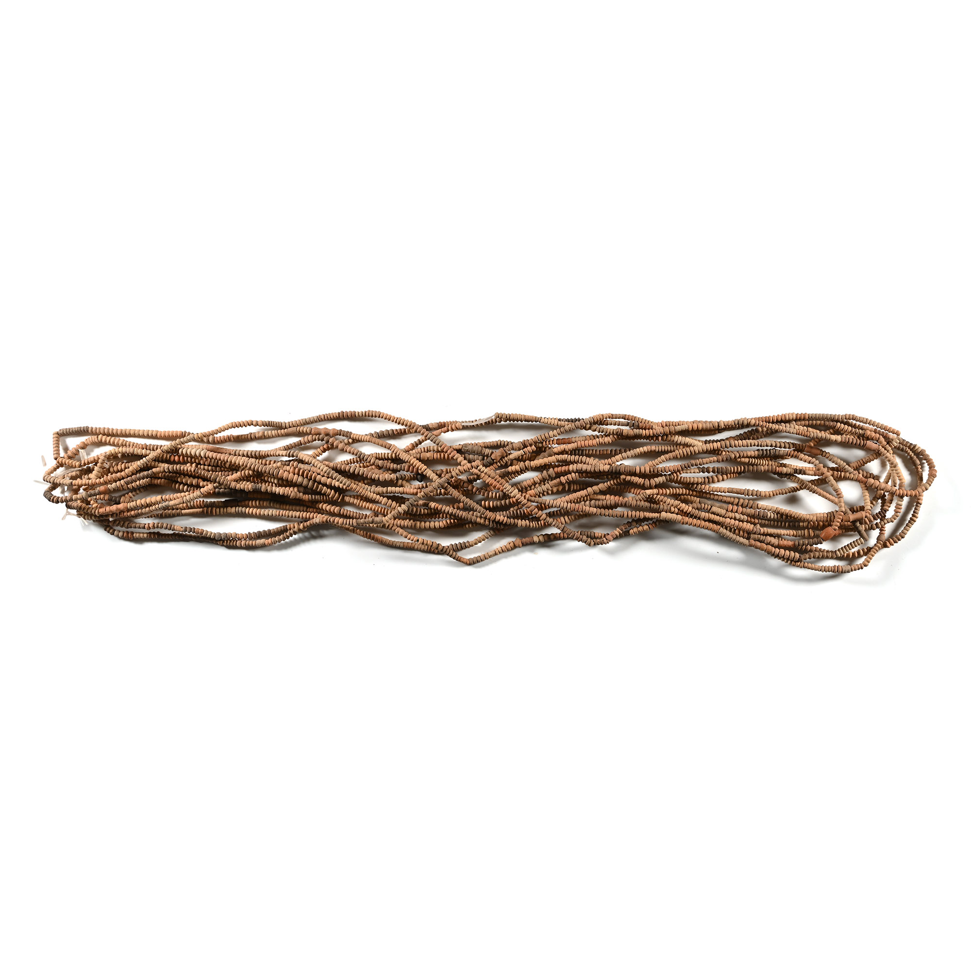 African Terracotta Bead Necklace Group