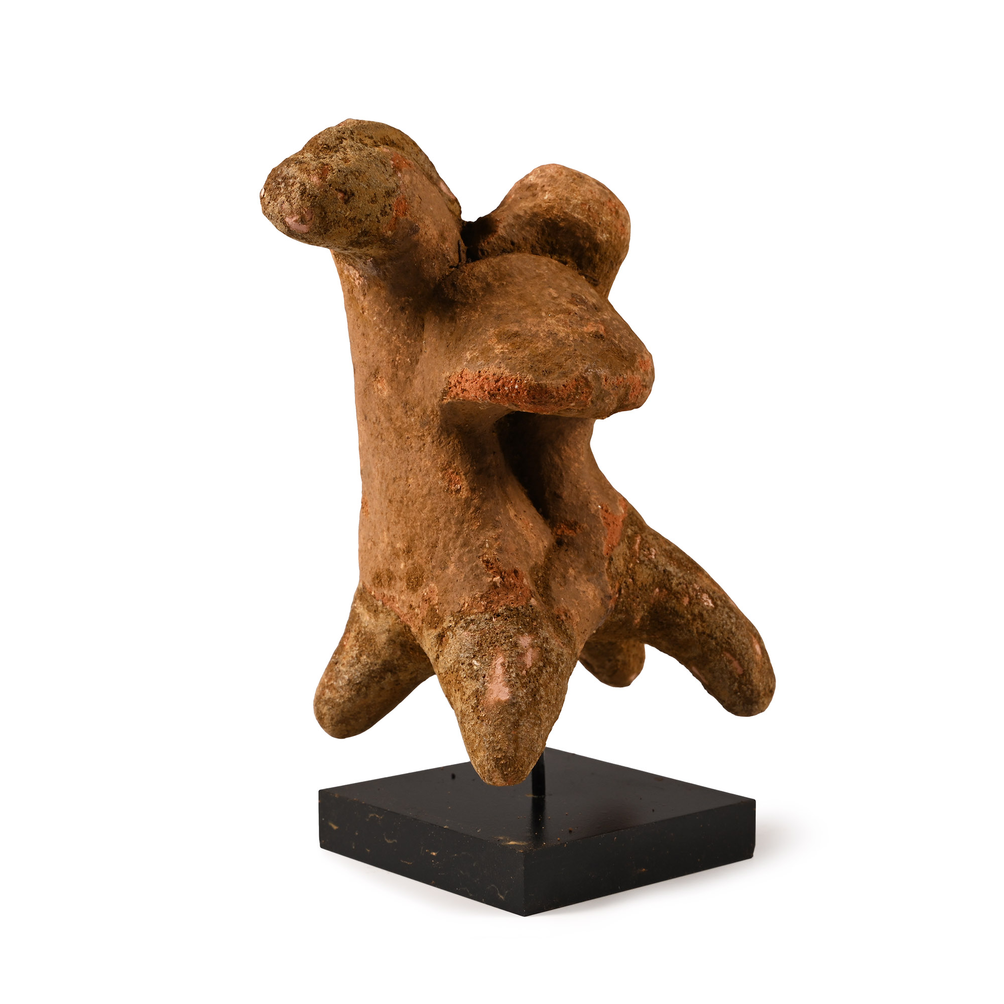 Archaic Greek Terracotta Mounted Warrior