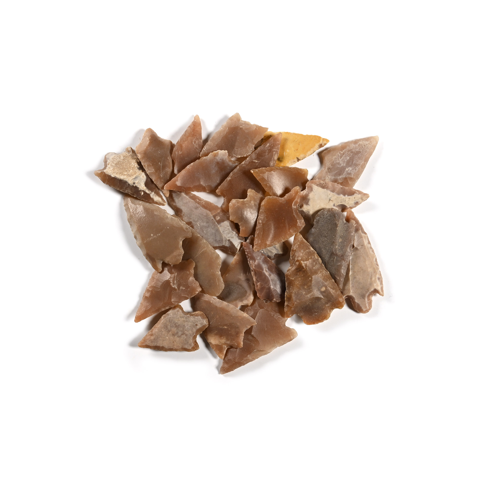Stone Age Barbed and Tanged Arrowhead Collection