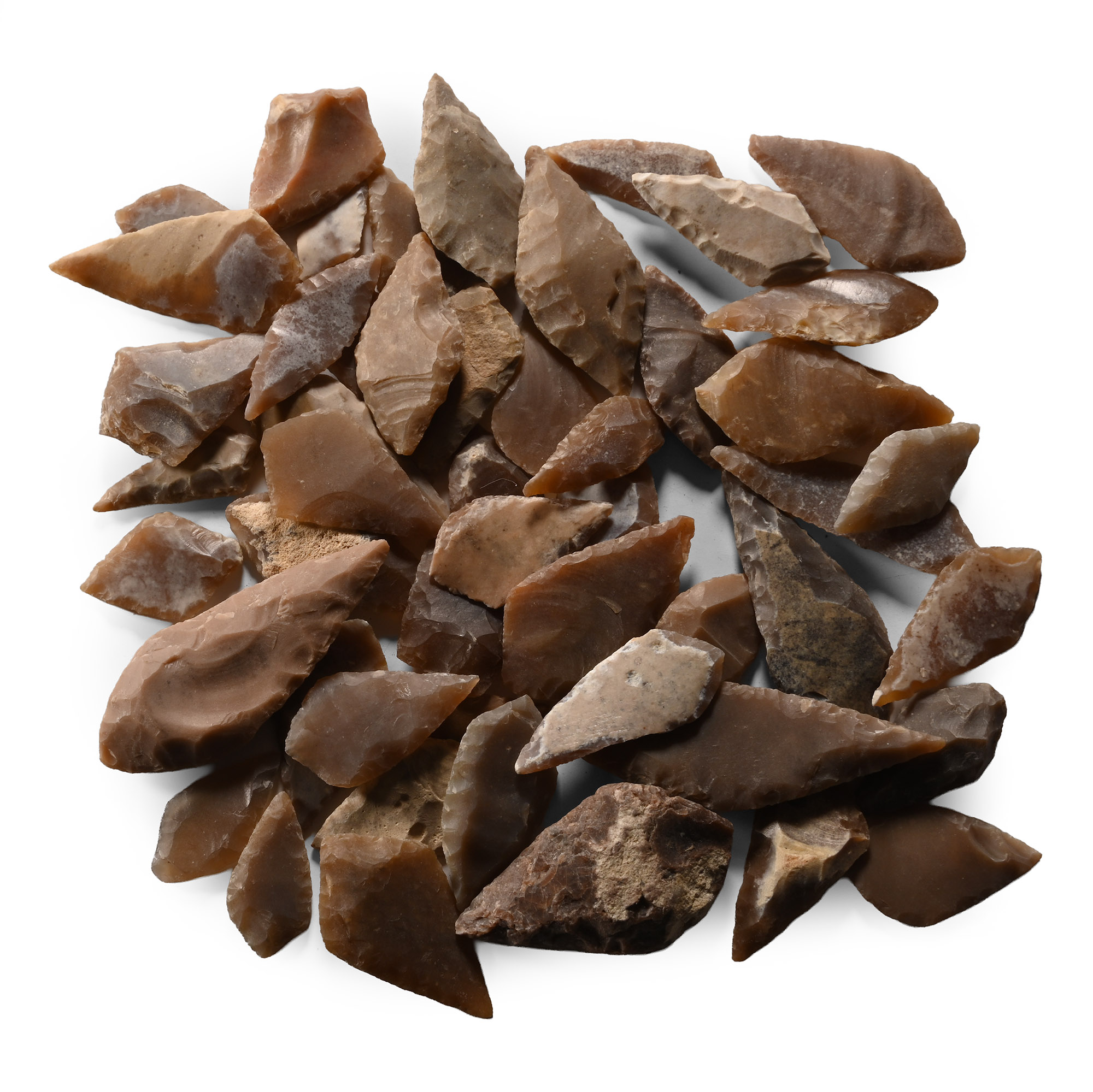 Stone Age Lozenge-Shaped Arrowhead Collection