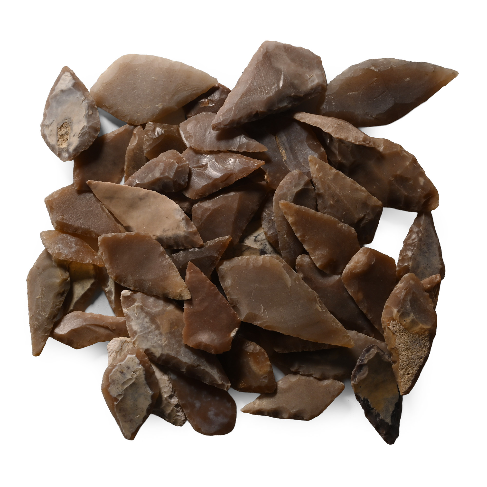 Stone Age Lozenge-Shaped Arrowhead Collection