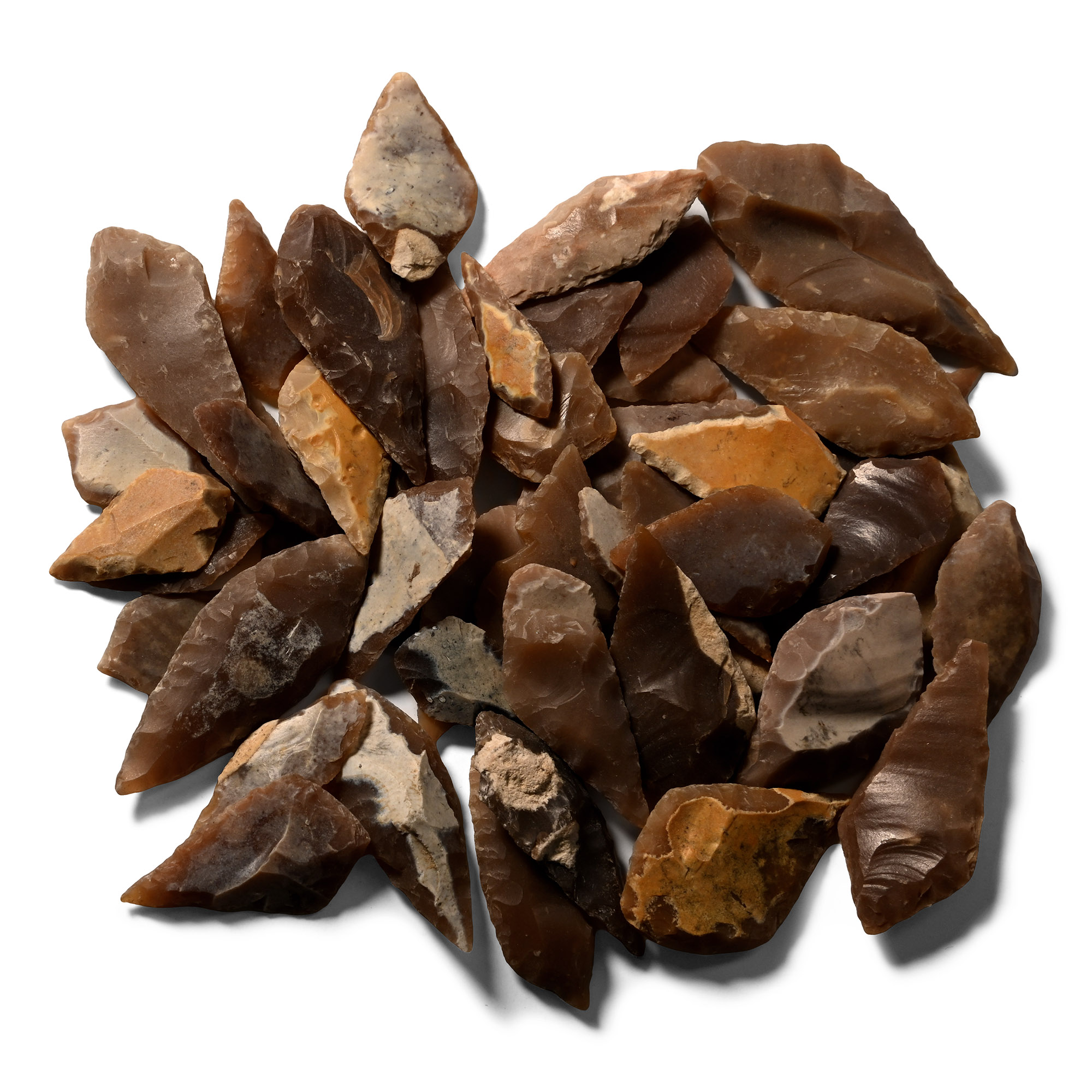 Stone Age Lozenge-Shaped Arrowhead Collection
