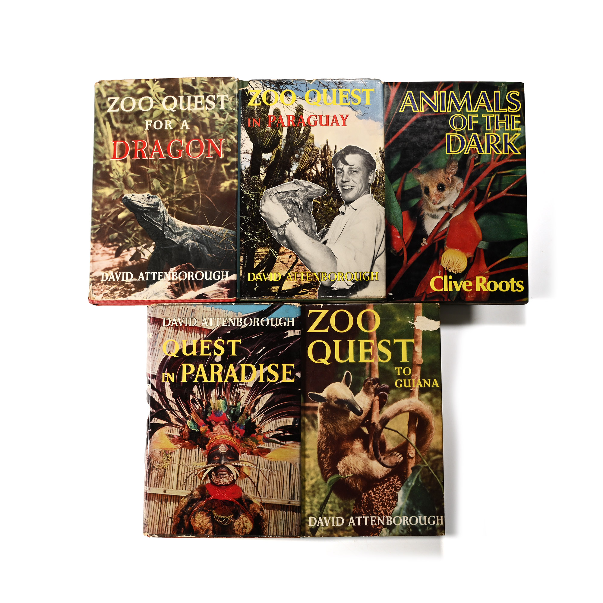 Zoo Quest Series and Other Books by David Attenborough - 4 Titles