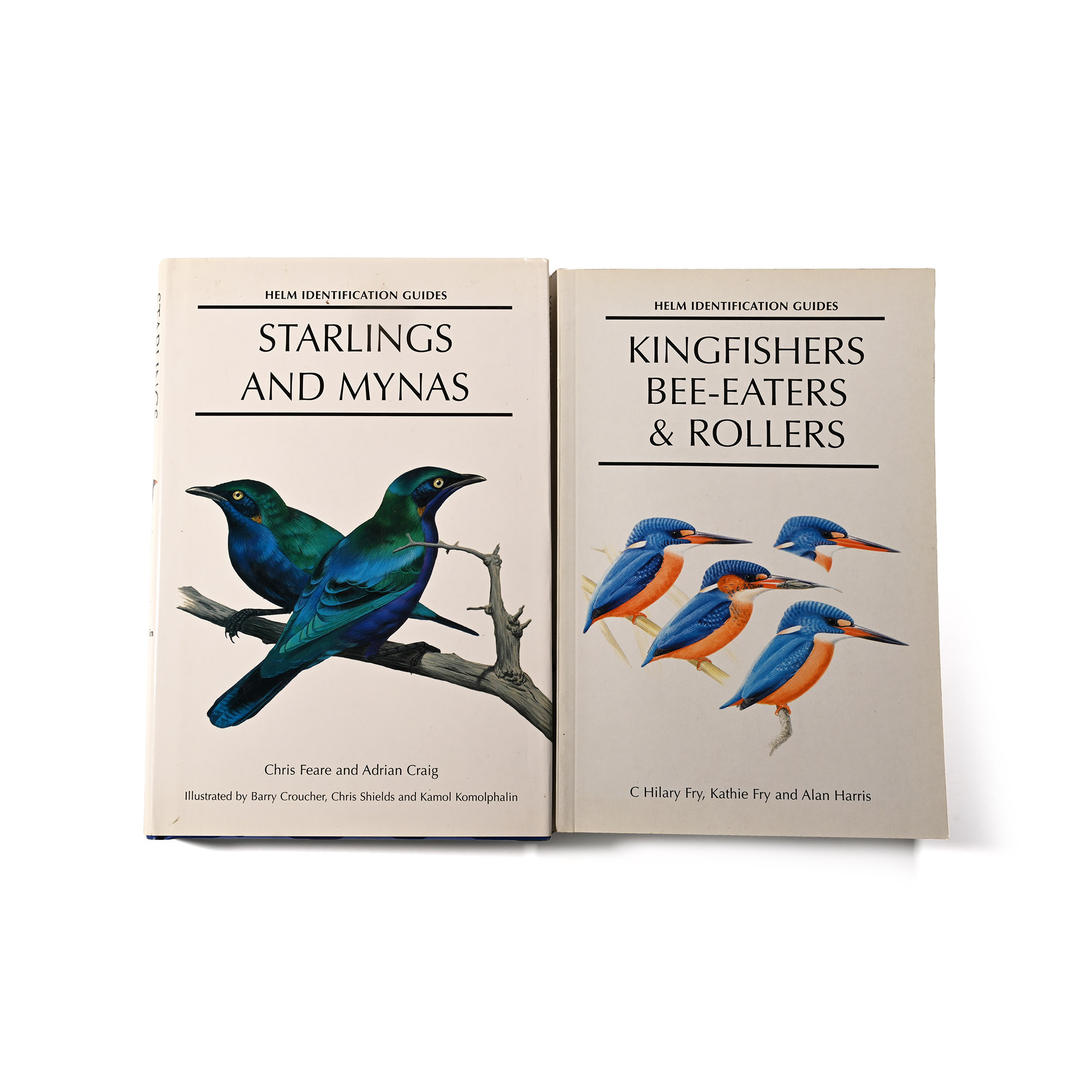 Helm Identification Guides:  Starlings and Mynas - Kingfishers, Bee-eaters & Rollers - 2 Titles