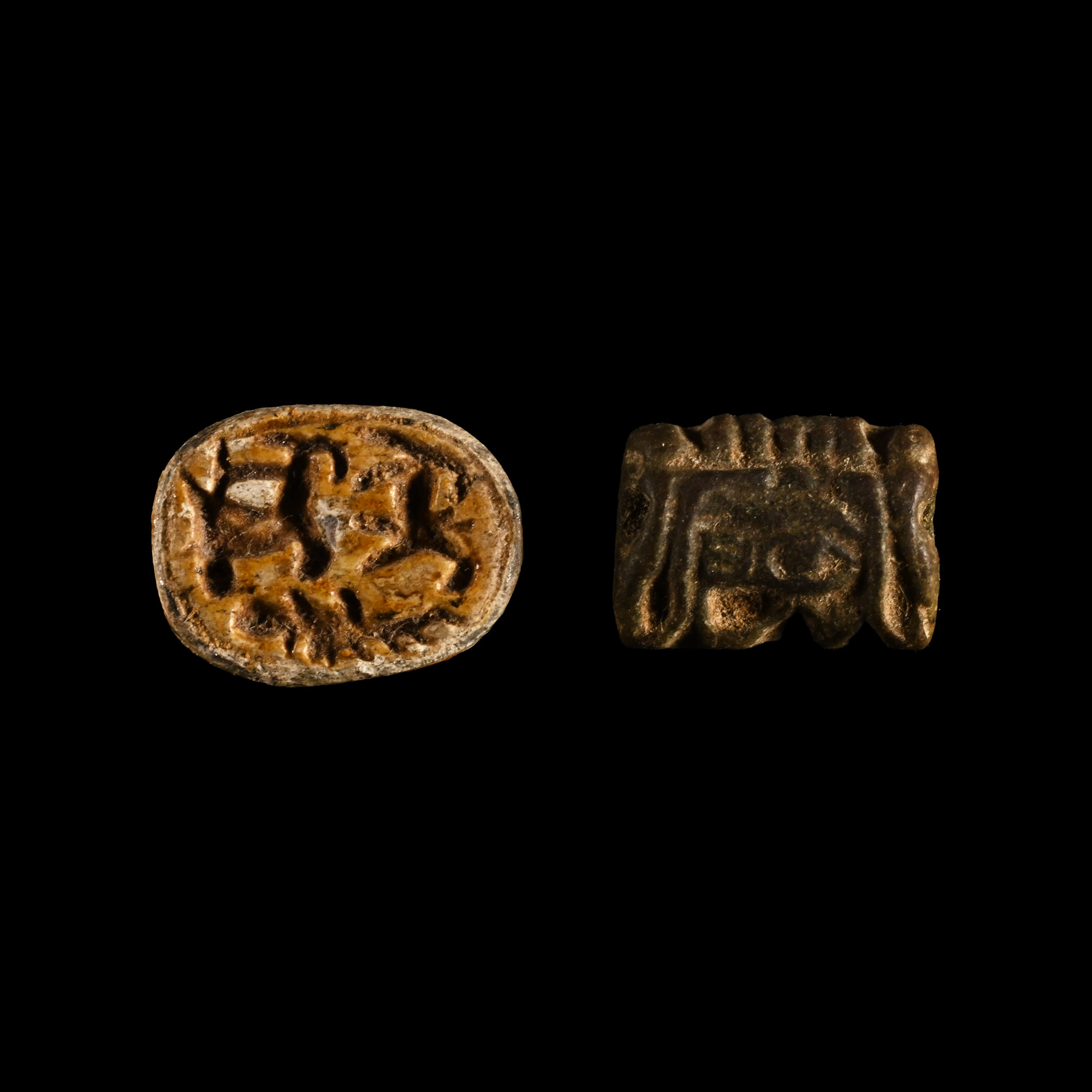 Egyptian Scarab and Amulet Group