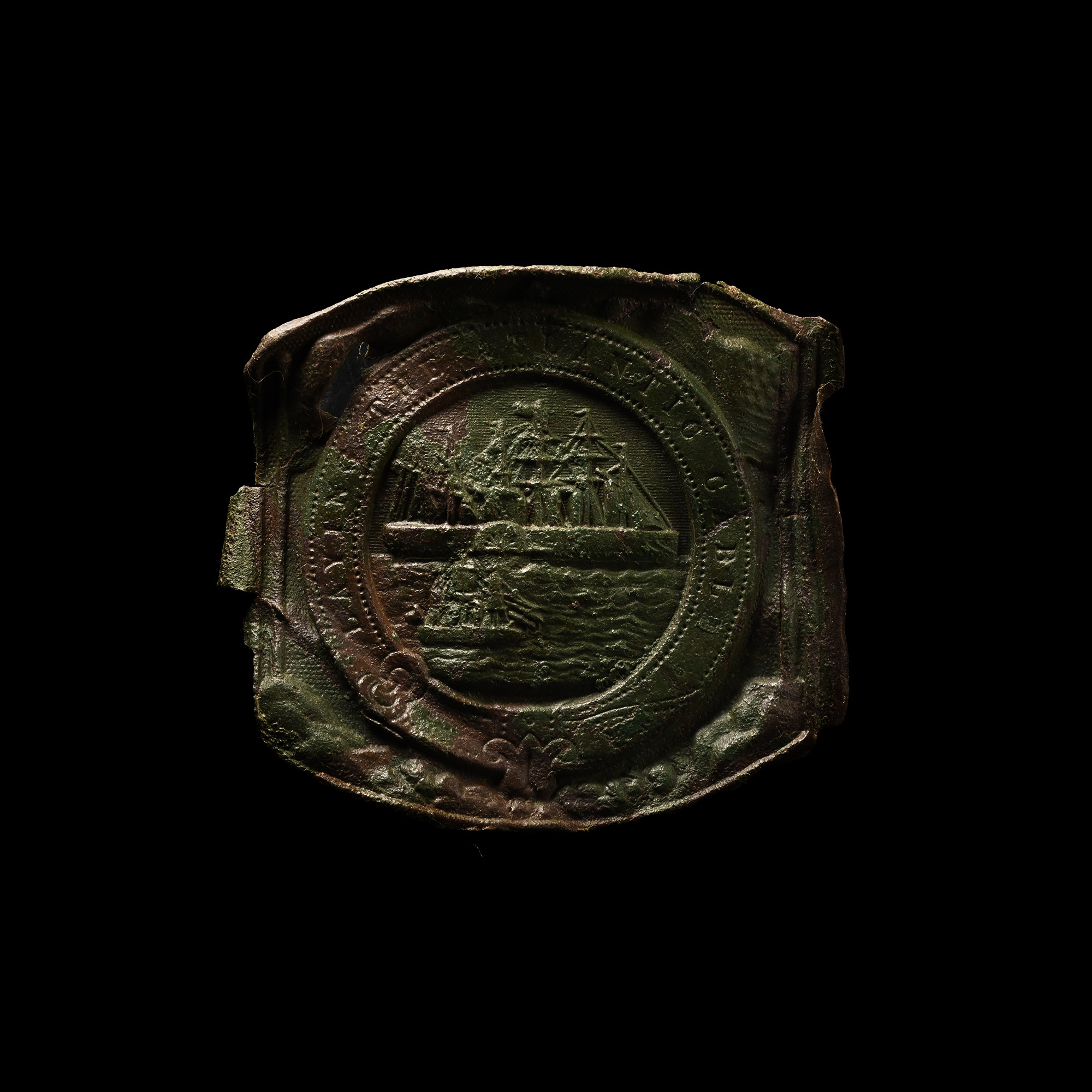 Agamemnon 'First Atlantic Cable' Commemorative Buckle