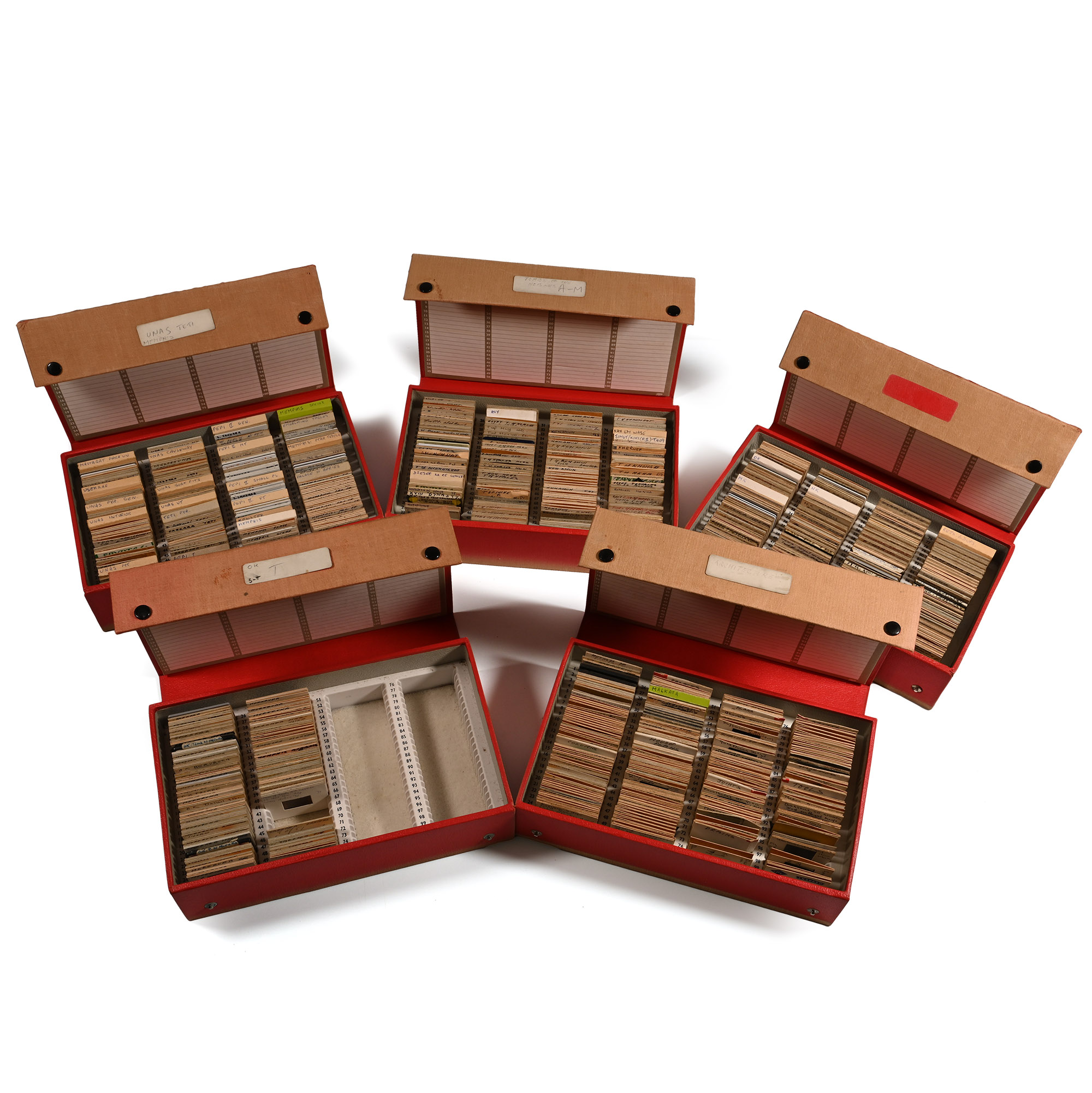 Historic Collection of 867 Slides of Archaeological Sites and Artefacts Including Other Sites in Egypt