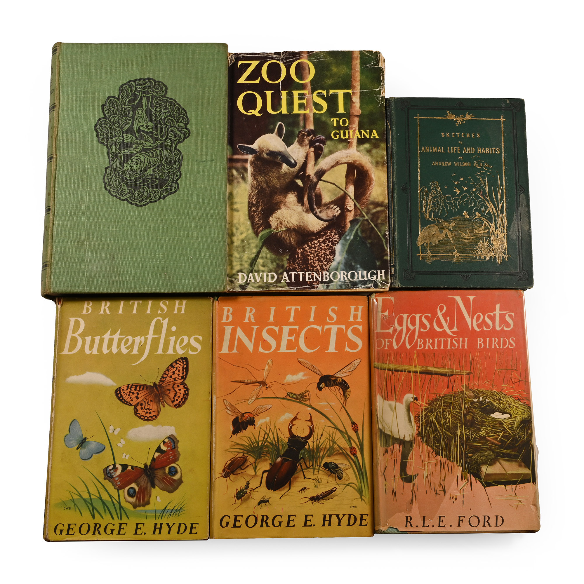 Books on Animals, Birds, Insects and Other Wildlife - 6 Titles