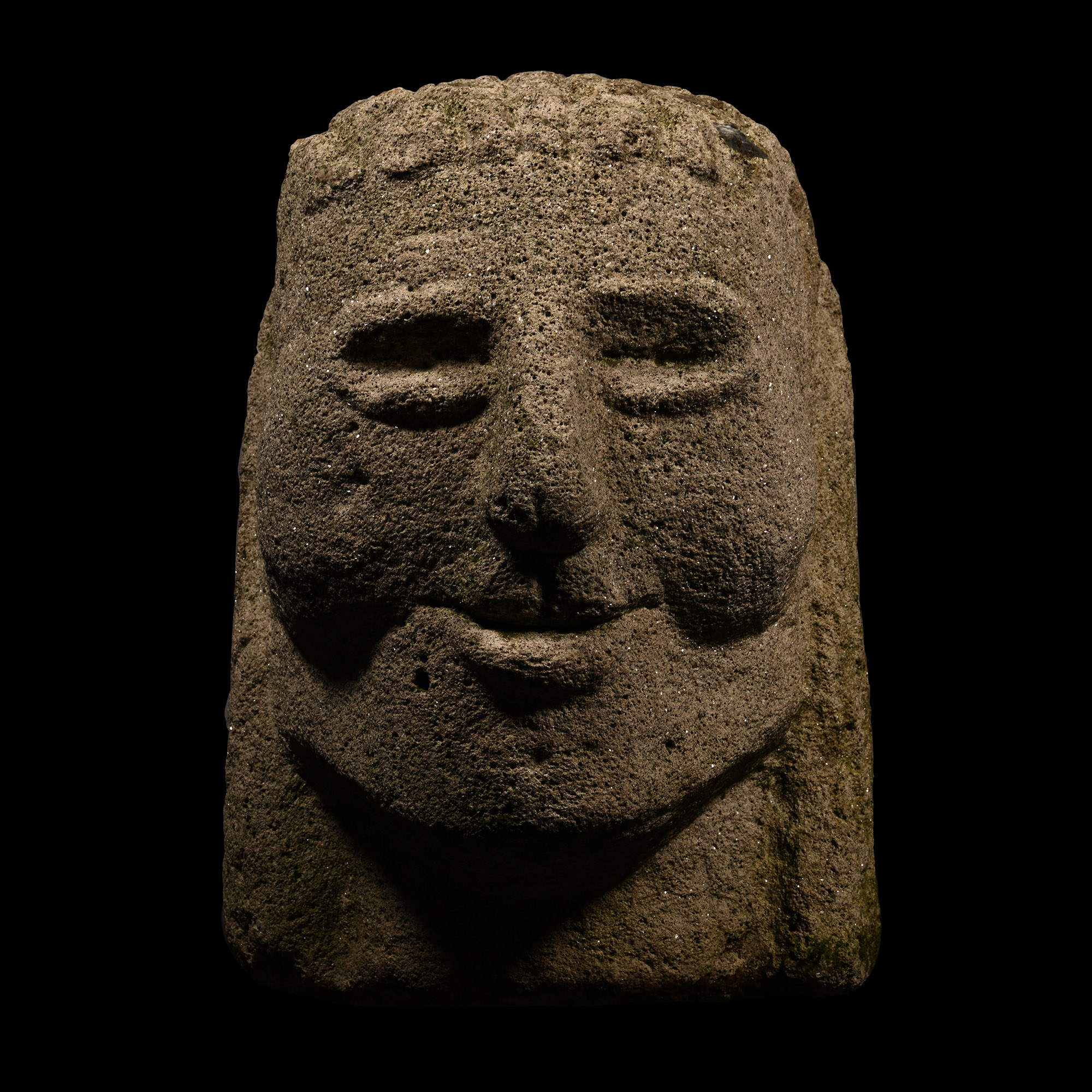 Larger Than Lifesize Celtic Style Stone Head