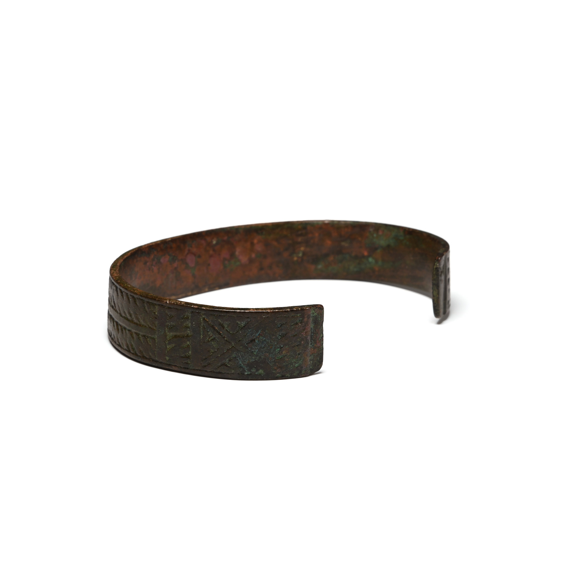 Viking Age Decorated Bronze Bracelet