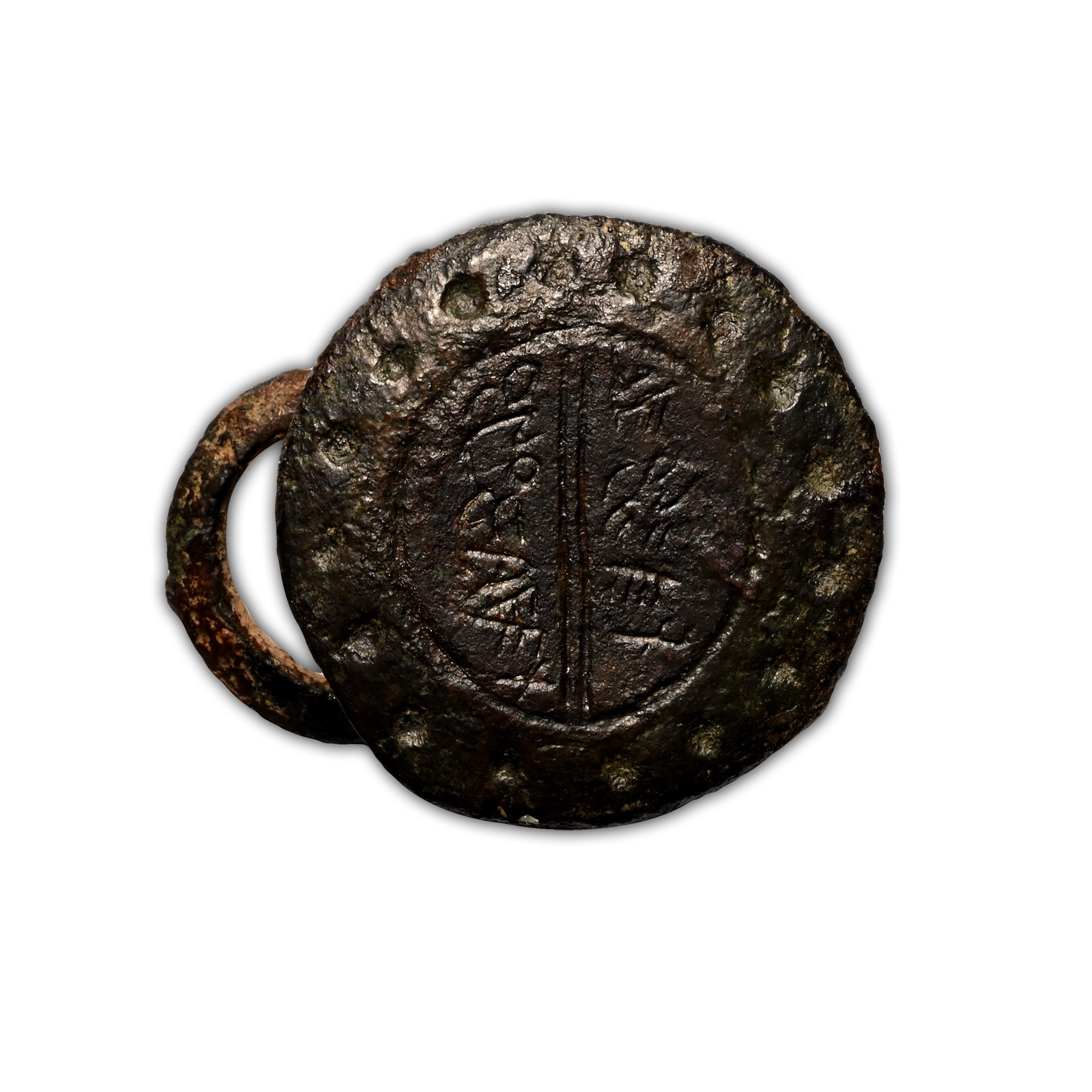 Western Asiatic Aramaic Pendant Seal Matrix