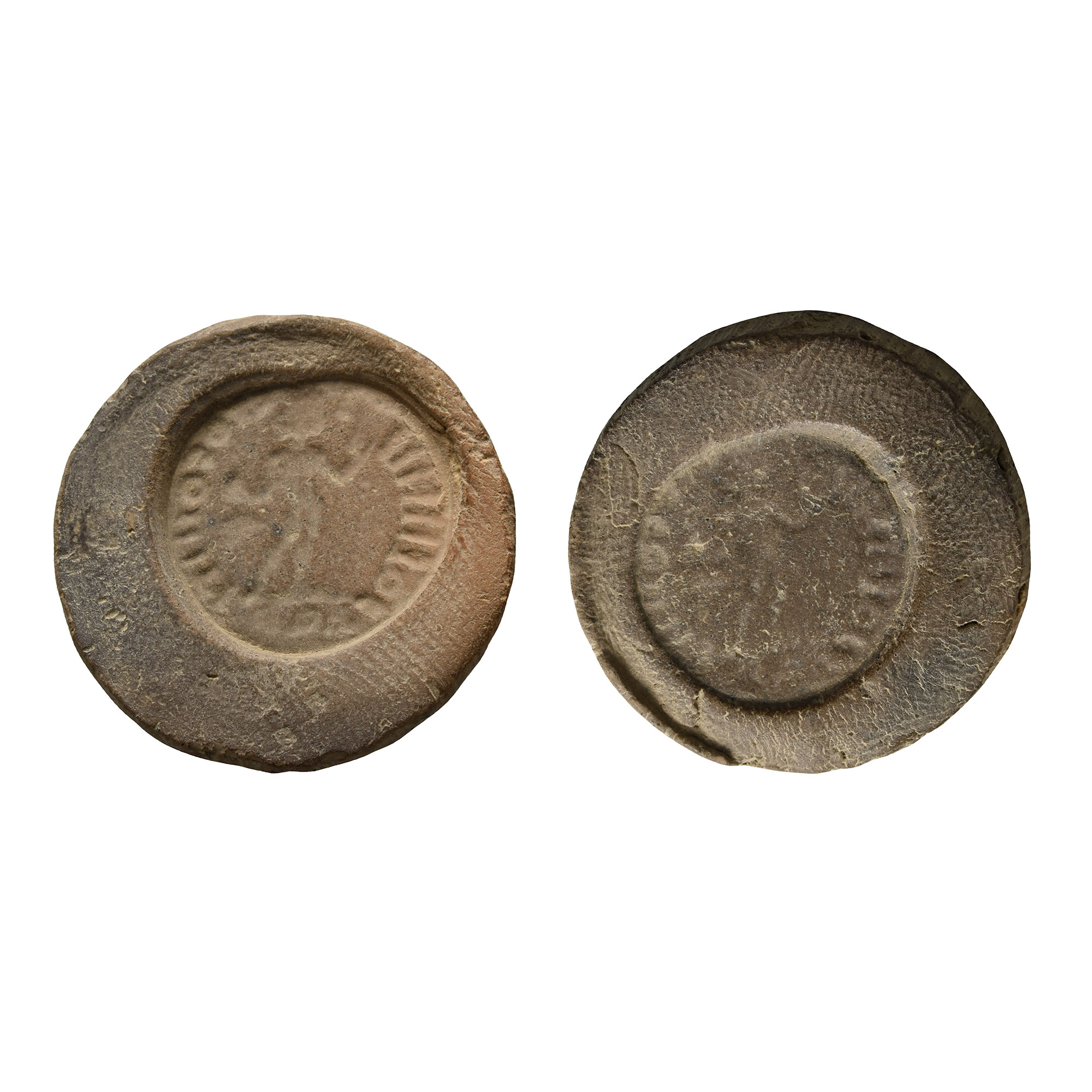 Roman Constantine I Terracotta Forger's Coin Mould