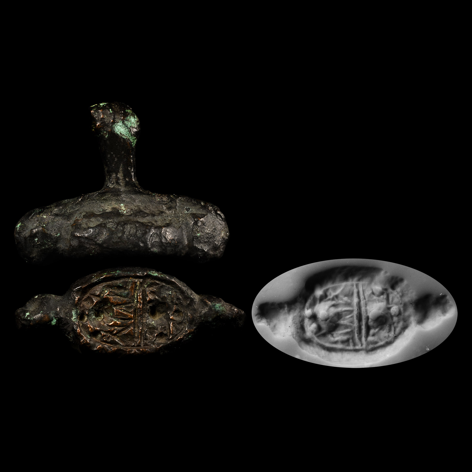 Western Asiatic Bronze Stamp Seal