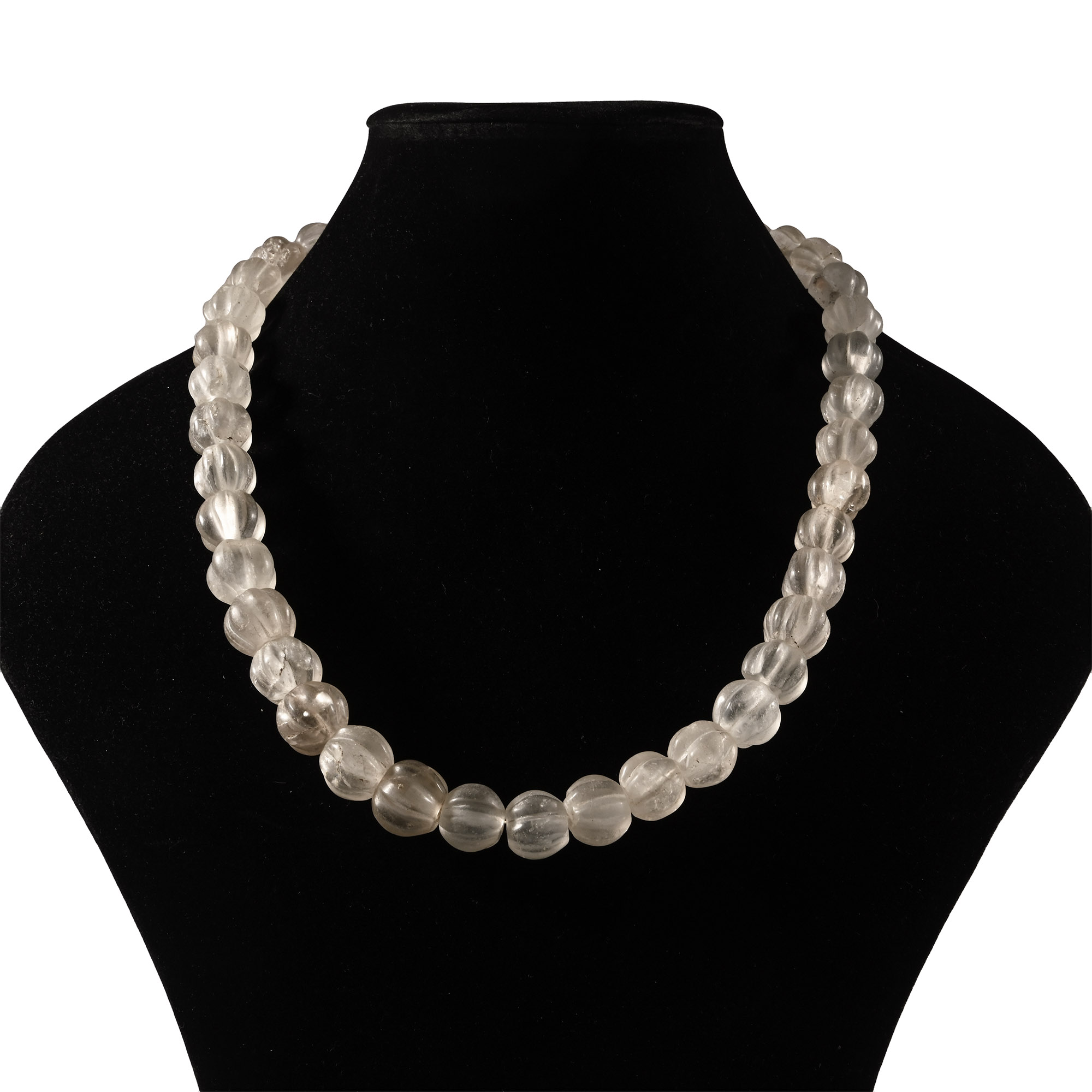 Bactrian Style Rock Crystal Bead Necklace String