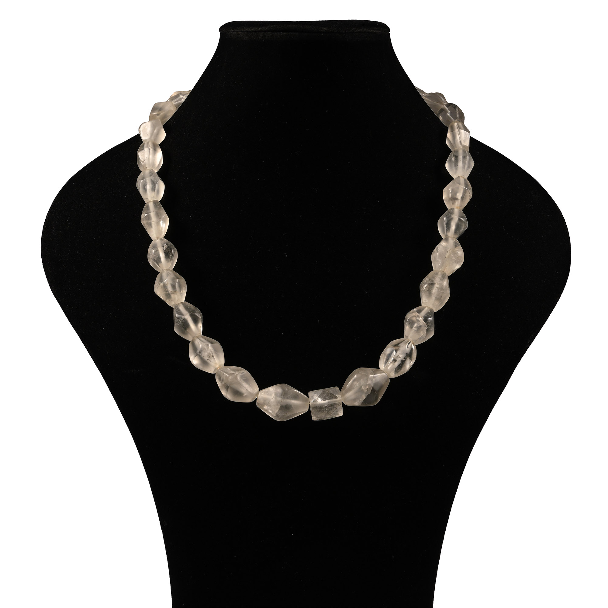Bactrian Style Rock Crystal Bead Necklace String