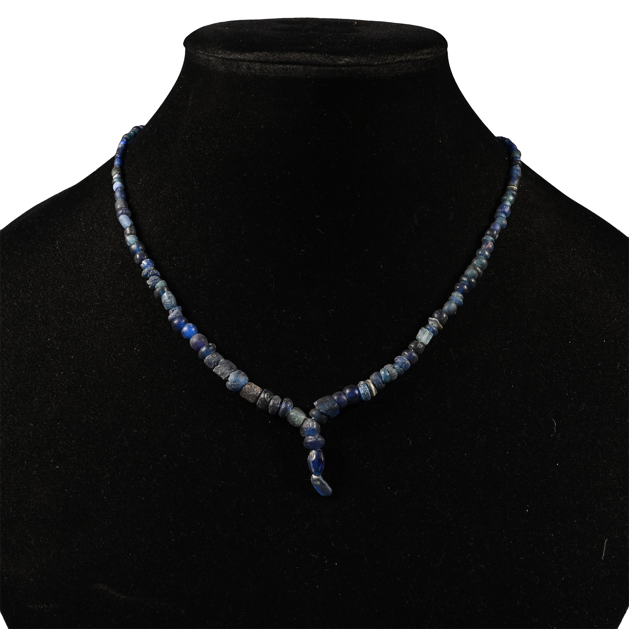 Roman Blue Glass Bead Necklace String