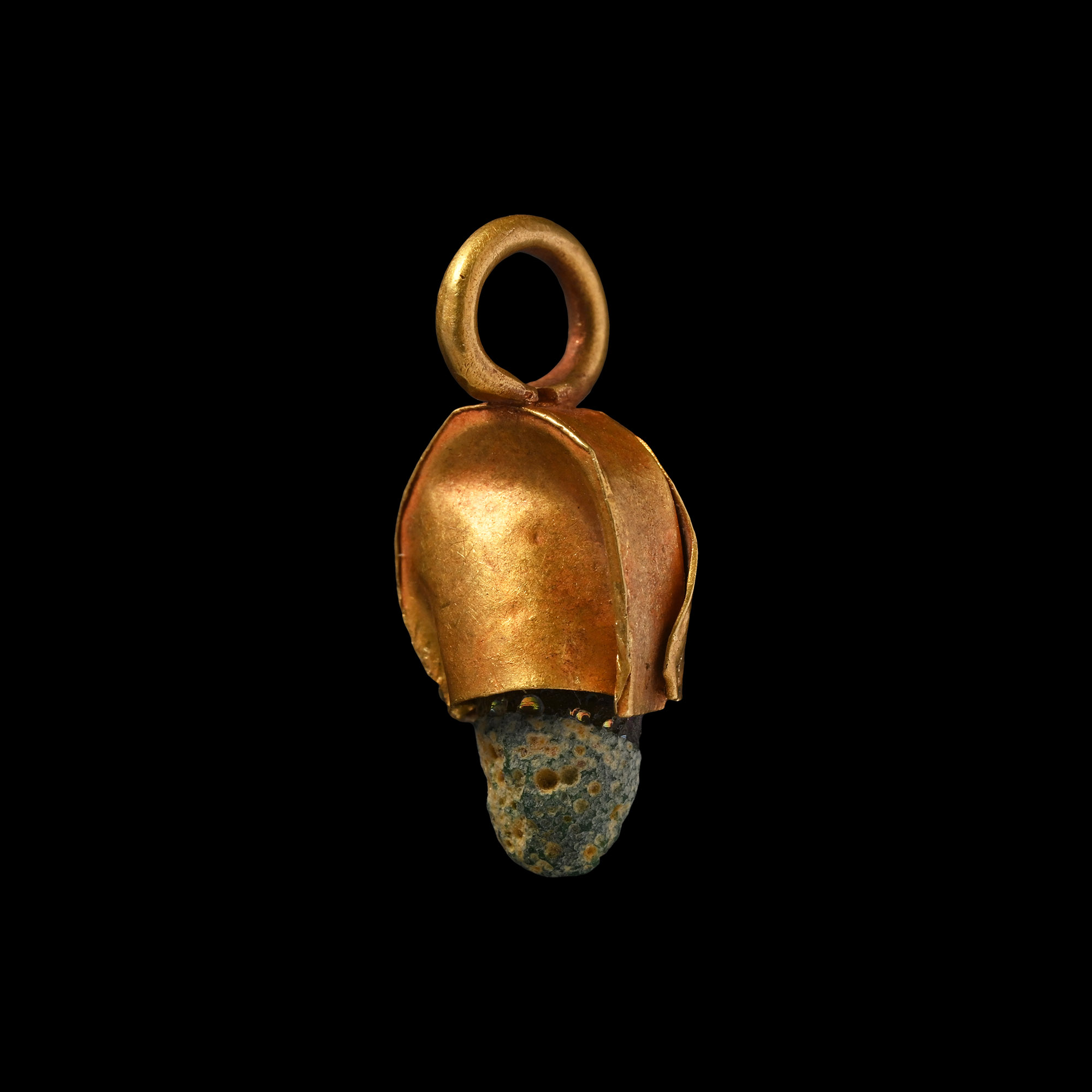 Viking Age Gold Elfshot Pendant
