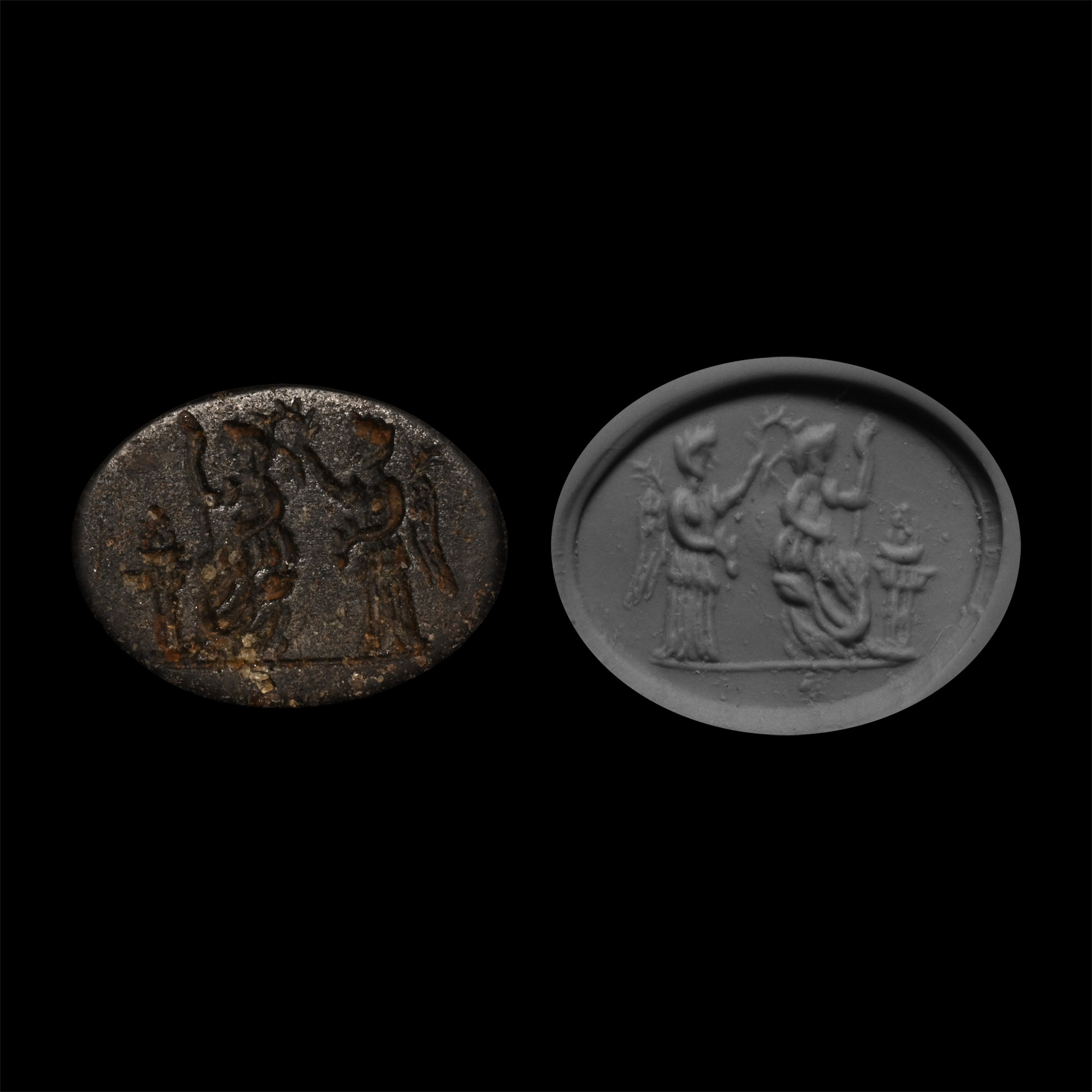 Roman Gemstone with Victory Scene