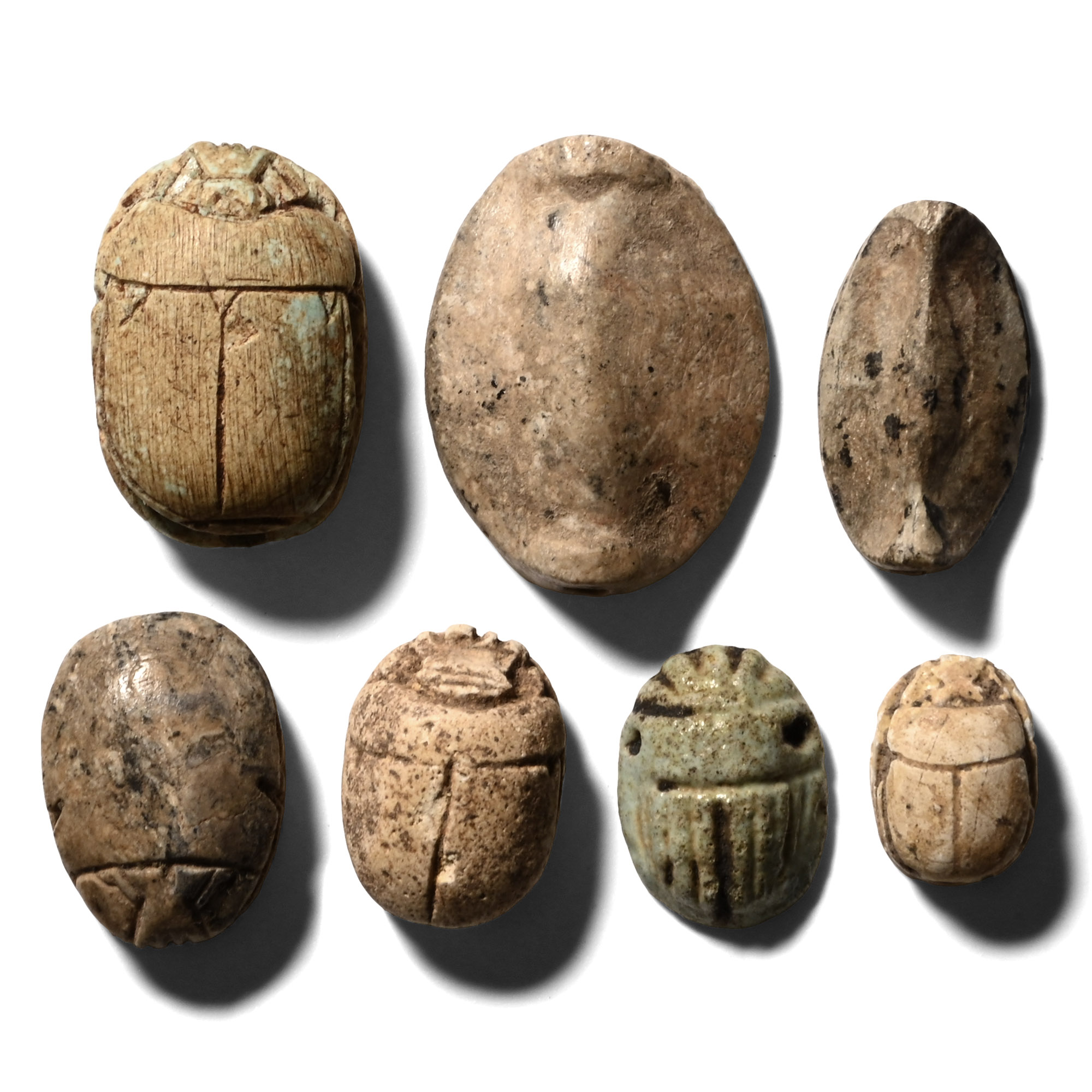 Egyptian Mixed Scarab and Scaraboid Collection