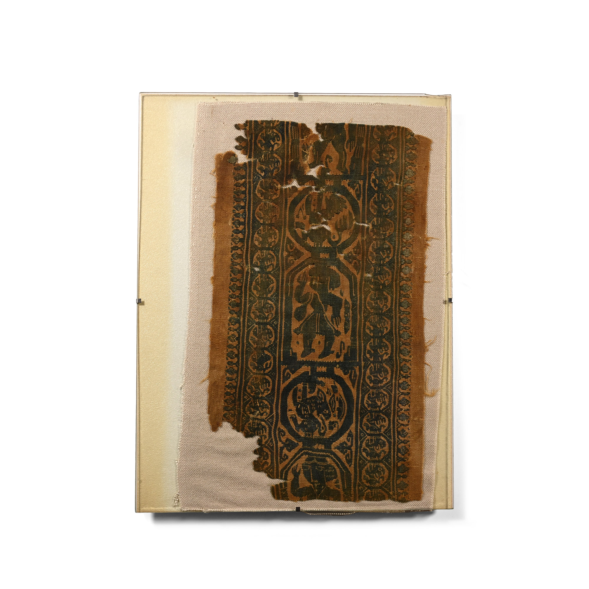 Coptic Textile Section with Figures and Animals