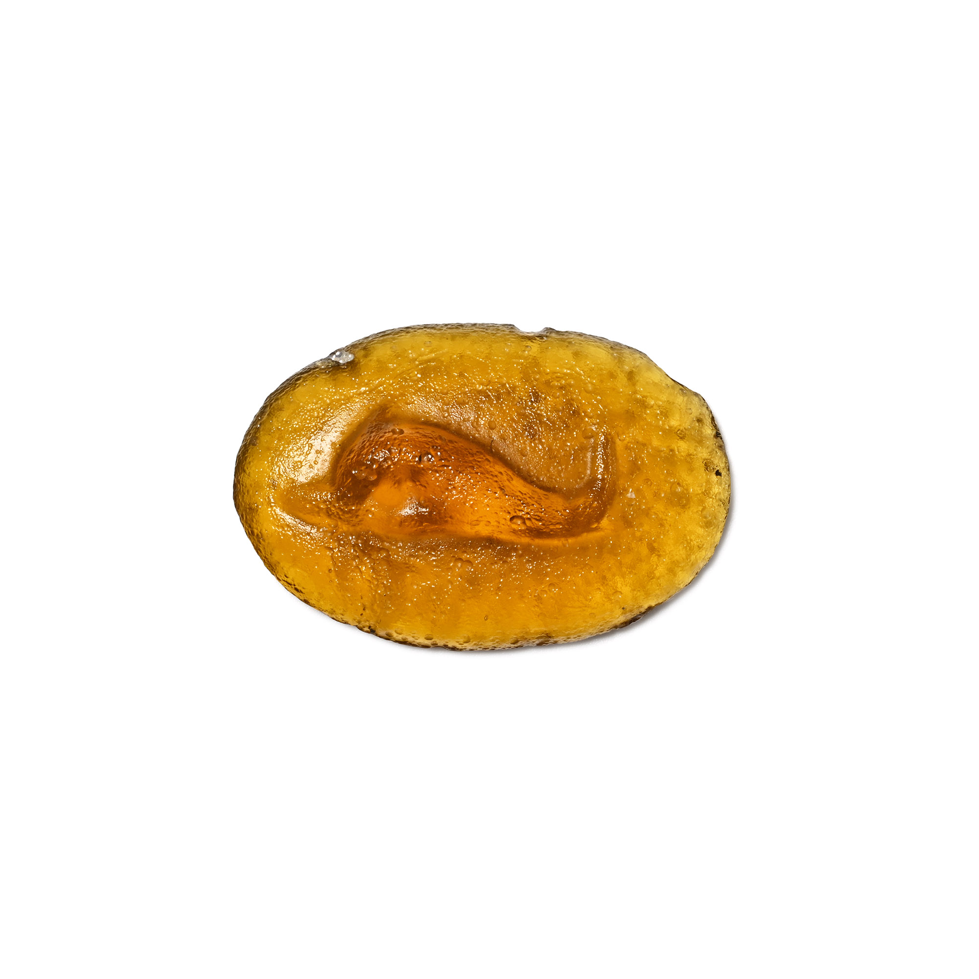 Greek Glass Cameo with Dolphin