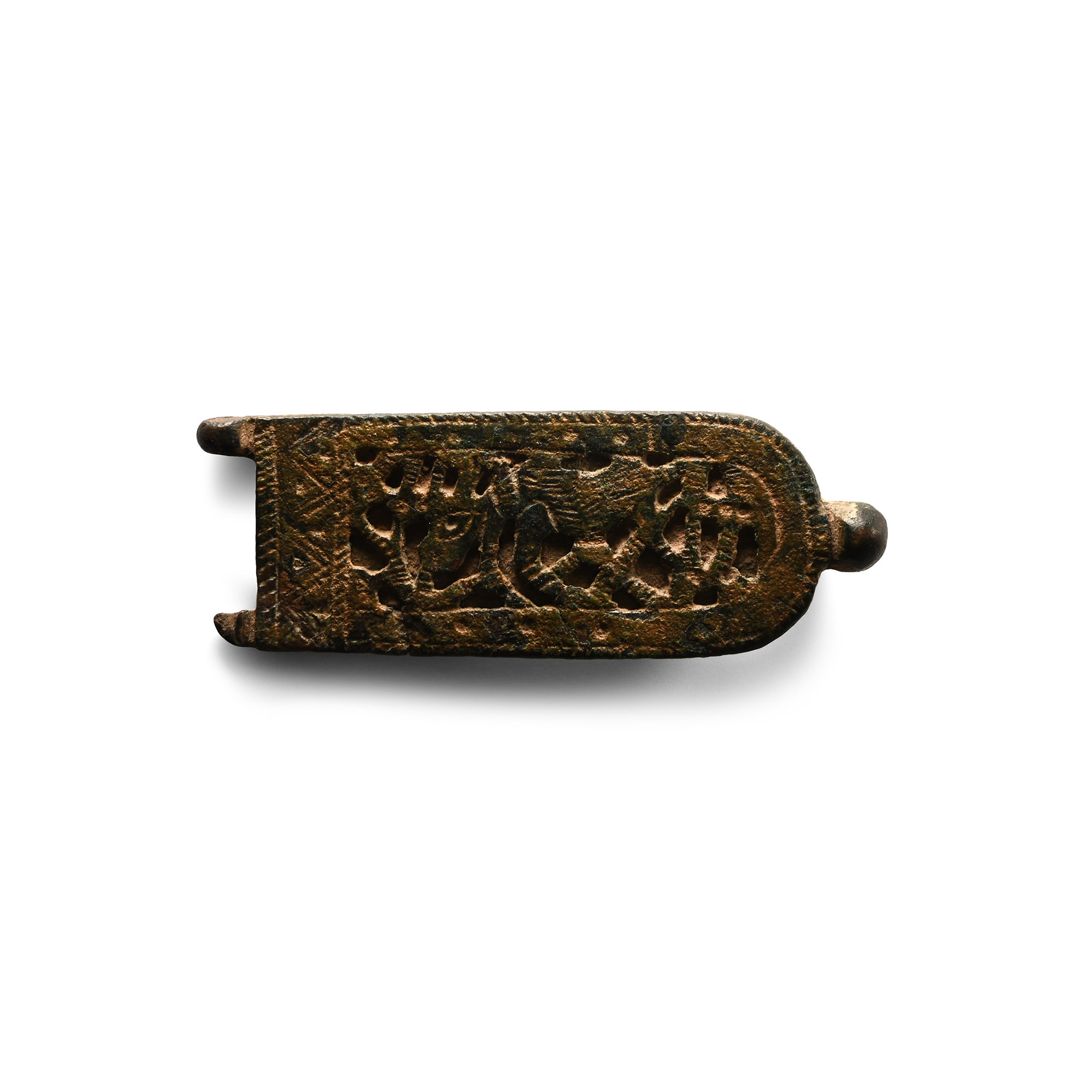 Byzantine Bronze Buckle Section