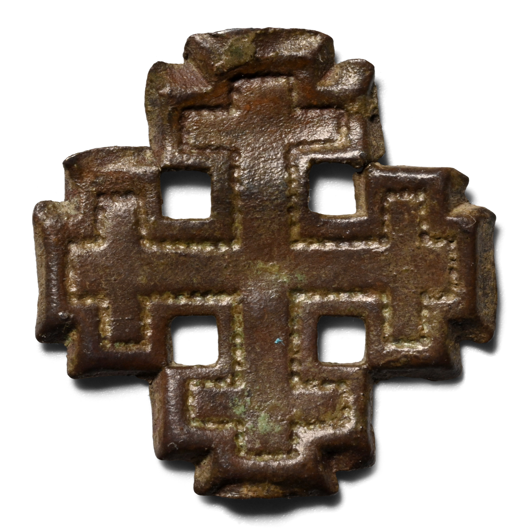 Medieval Bronze Knight's Holy Sepulchre Badge