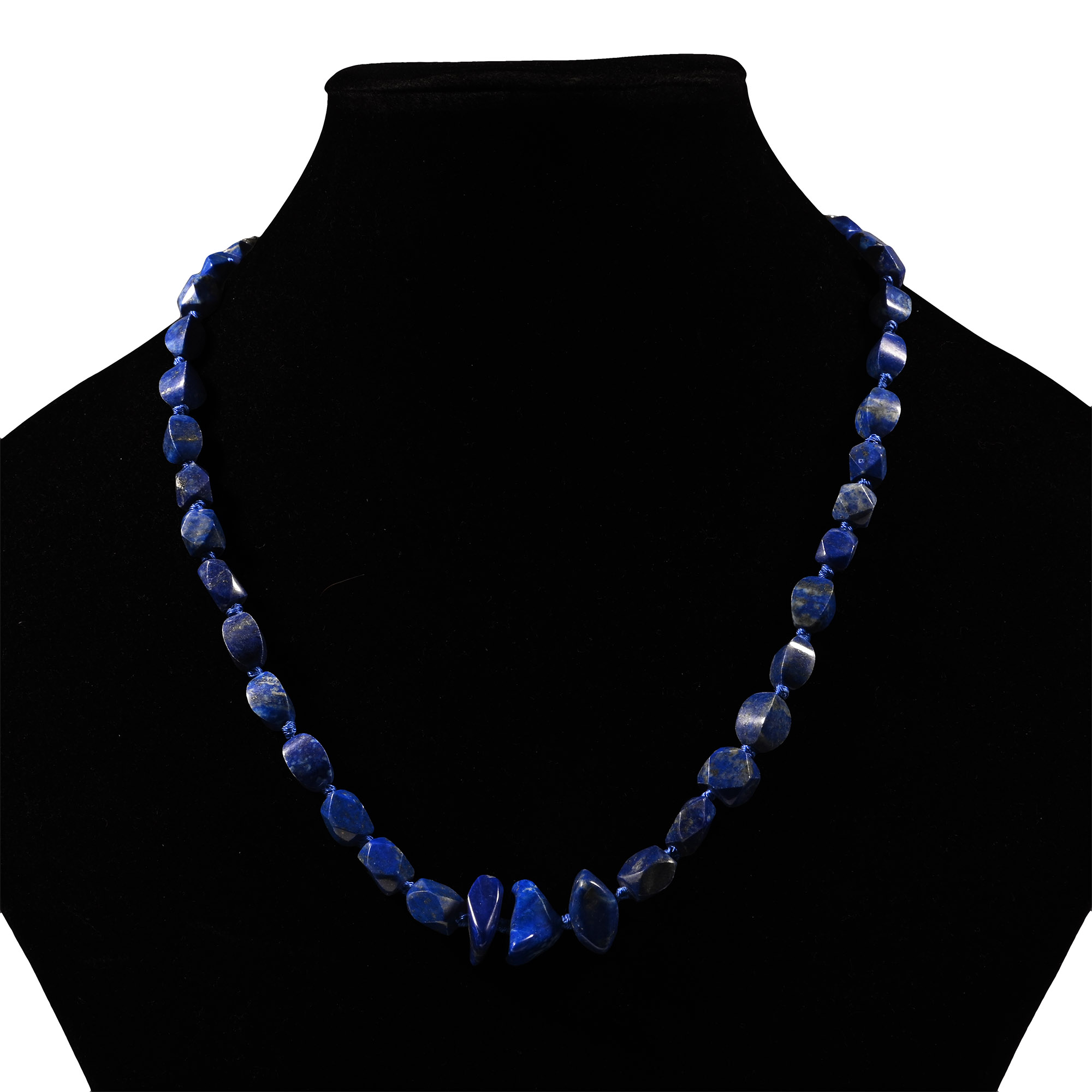 Bactrian Style Lapis Lazuli Bead Necklace String
