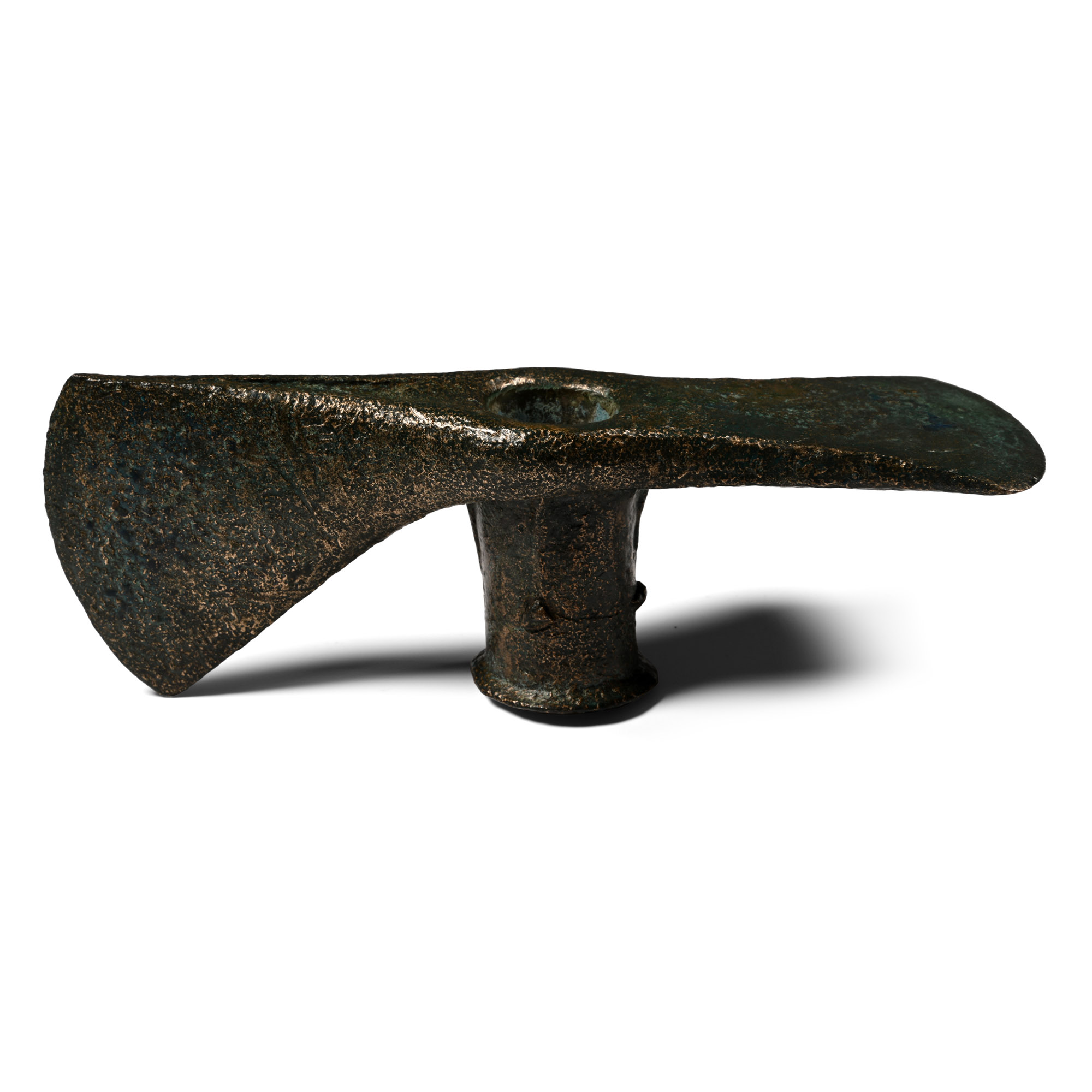 Large Luristan Socketted Bronze Adze