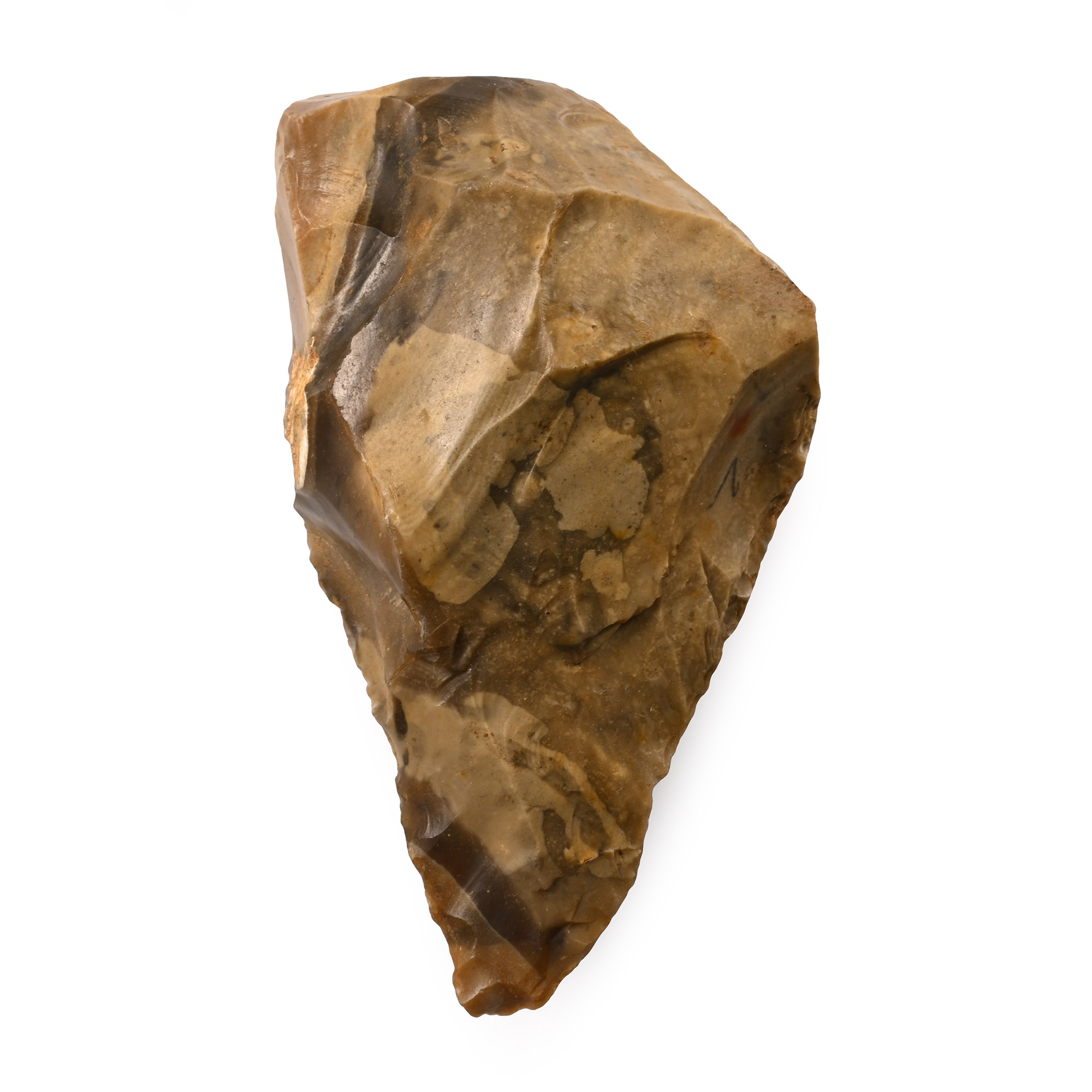 Stone Age Flint Bifacial 'Ficron' Handaxe from Swanscombe