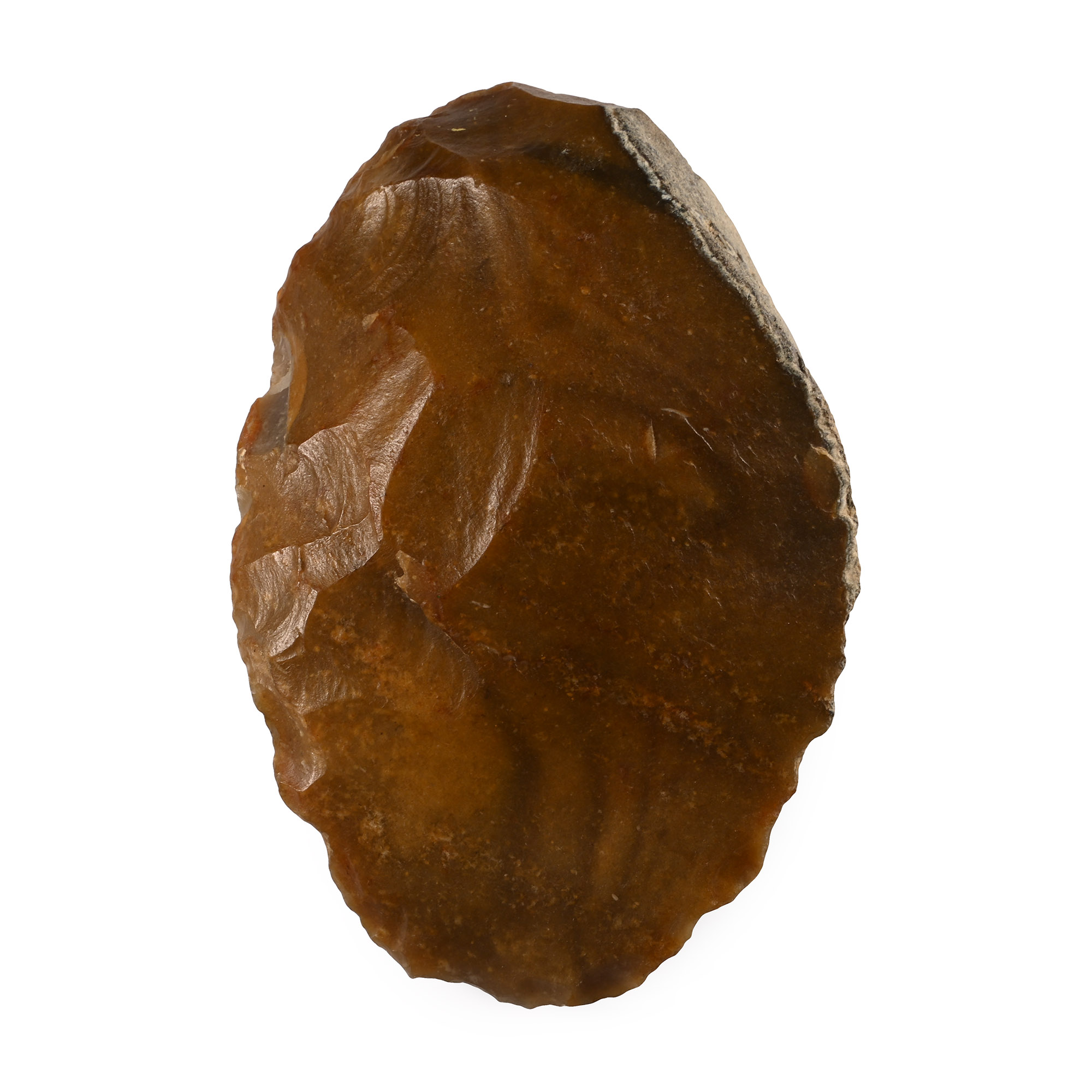 Large French Stone Age Flint Handaxe