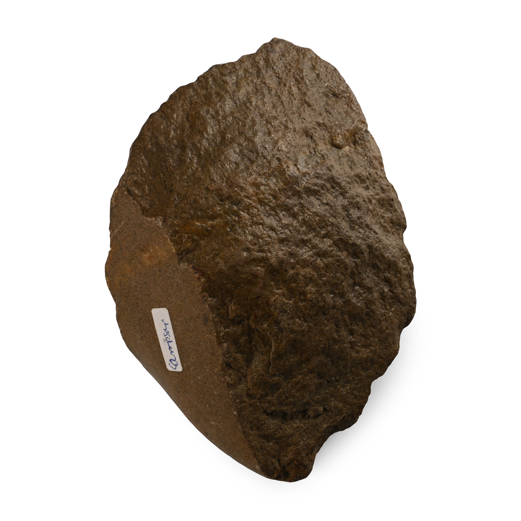 French Stone Age Pebble Cleaver