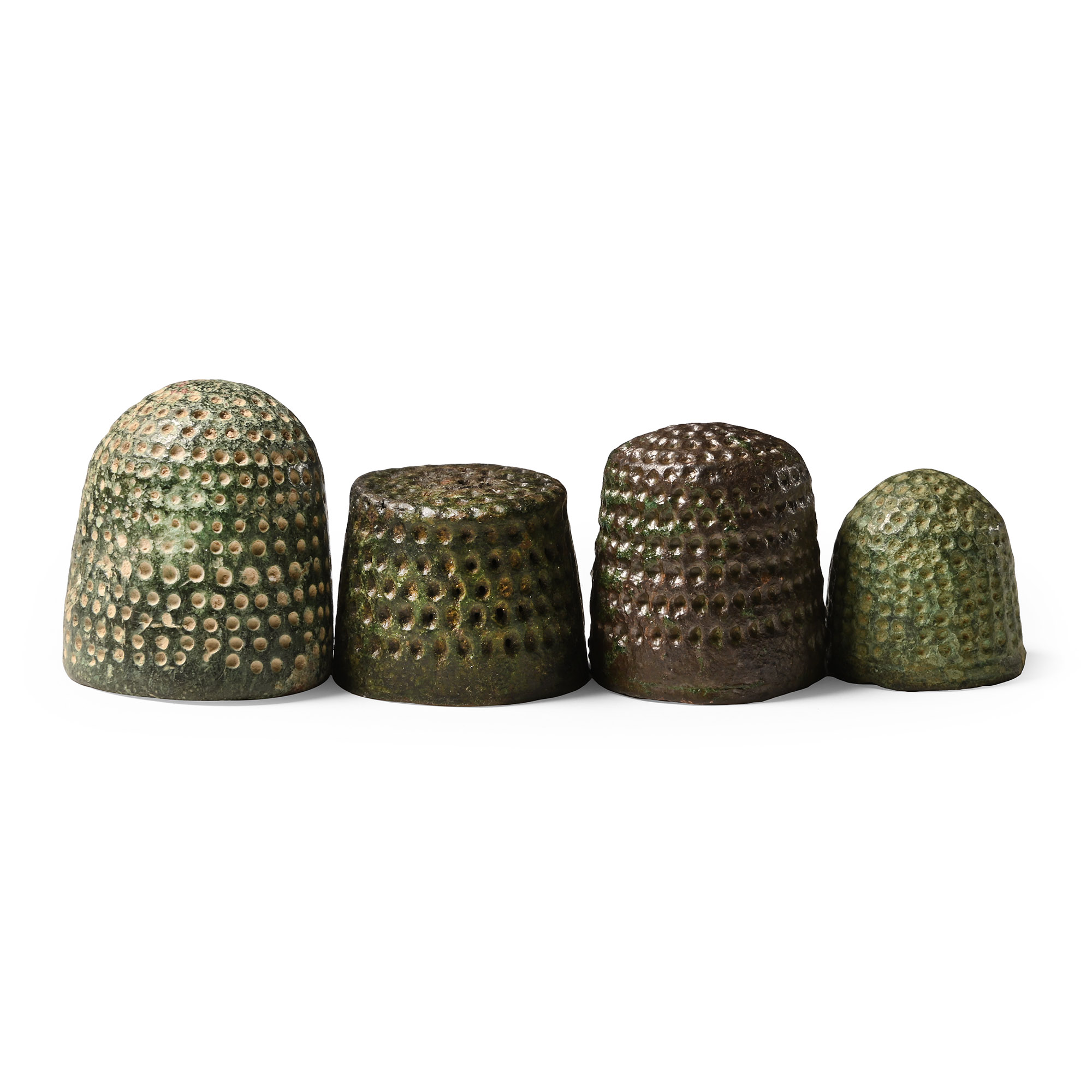 Medieval Bronze Thimble Collection