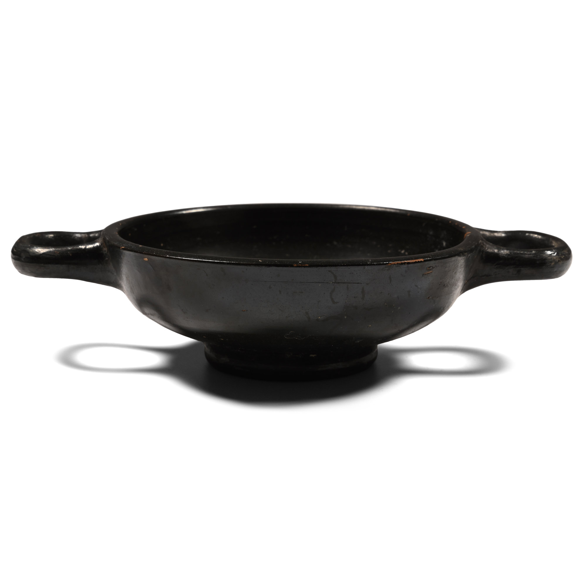 Greek Black Glazed Skyphos