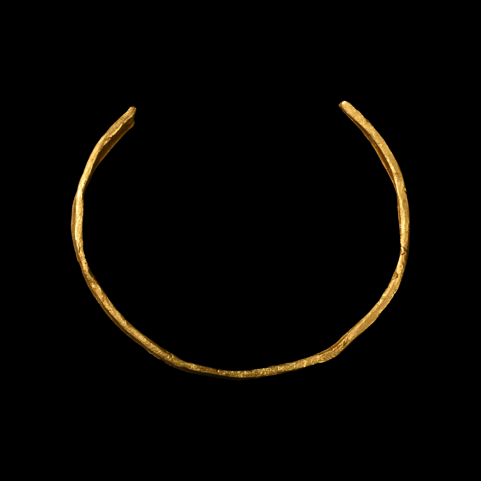 'The Kelvedon' Bronze Age Gold Strip Bracelet