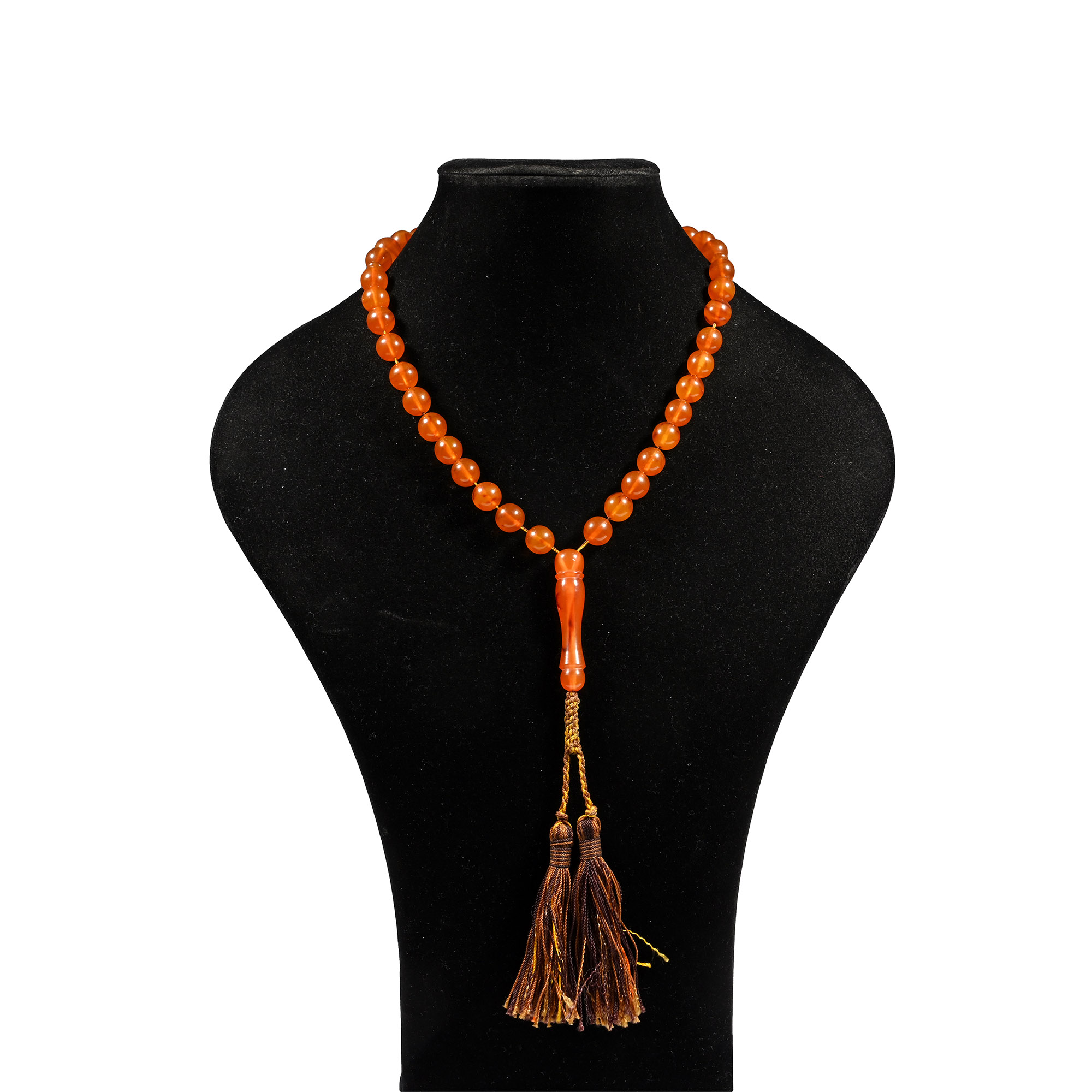 Western Asiatic Amber-Coloured Prayer Beads
