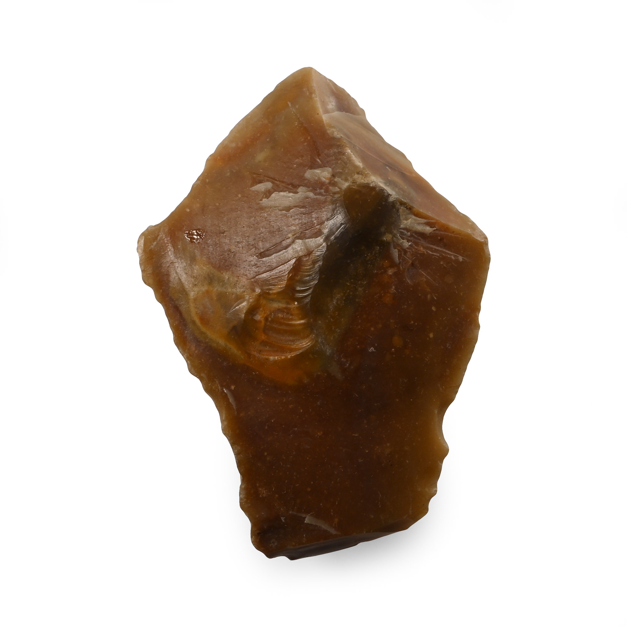 Stone Age Acheulian Twydall Flint Flake Point Scraper