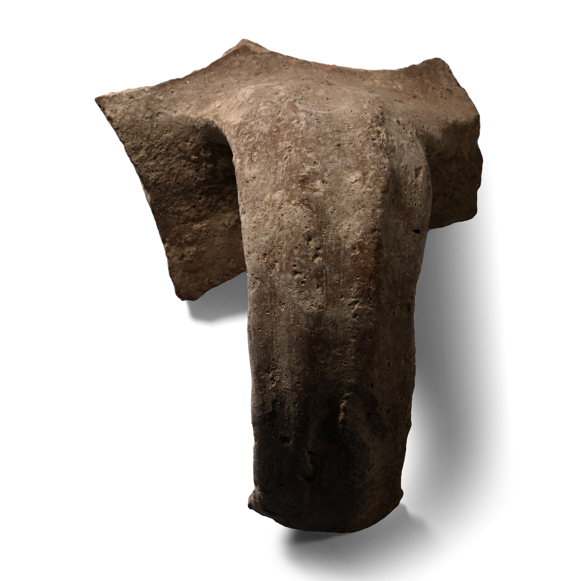 Royal Stamped Terracotta Jar Handle