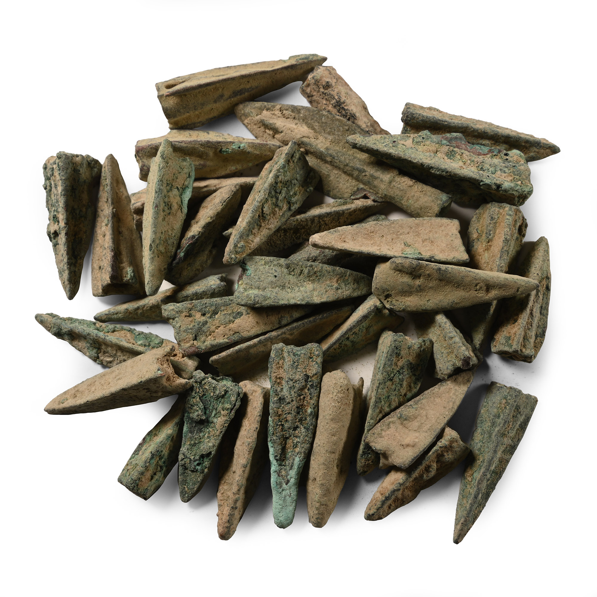 Greek Period Bronze Arrowhead Collection