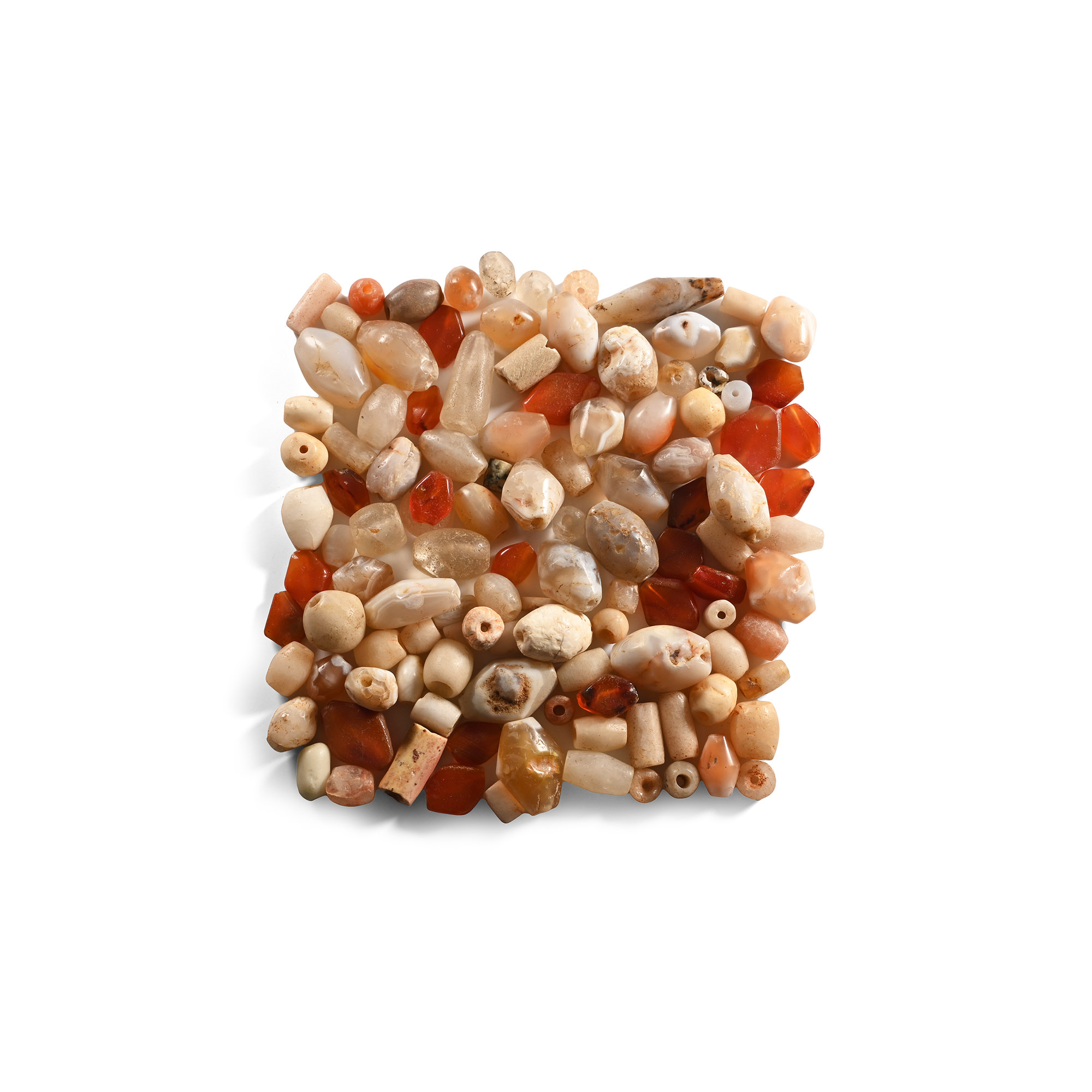 Western Asiatic Agate and Carnelian Bead Group