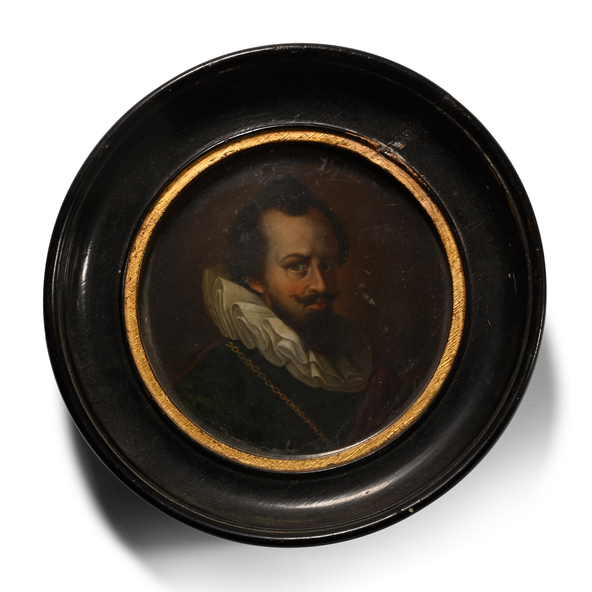 Miniature Portrait After a Painting After 'Rembrandt'