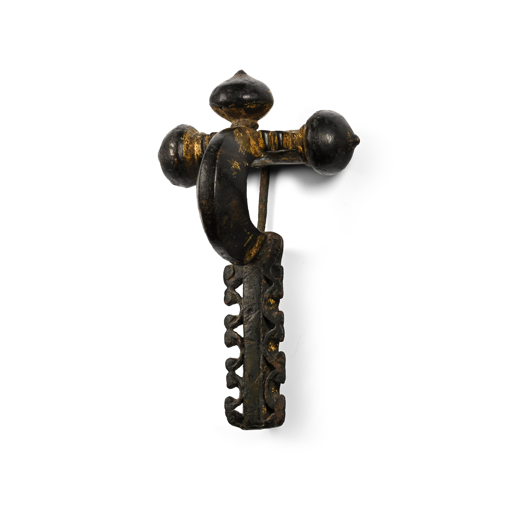 Roman Gilt Bronze Crossbow Brooch