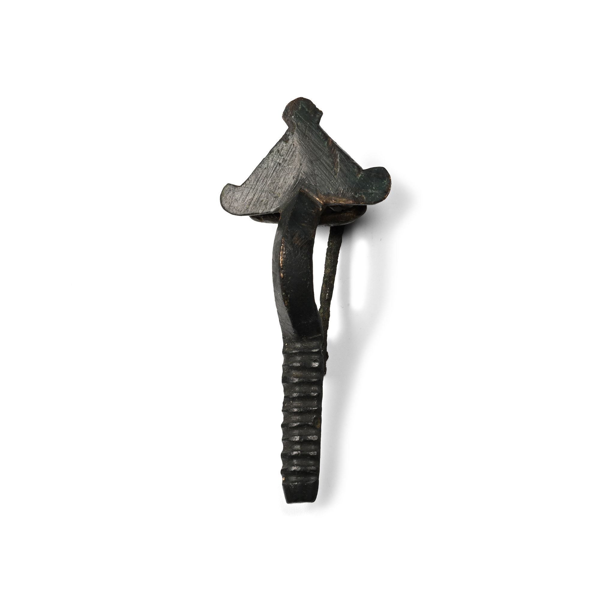Frankish Bronze Radiate Brooch