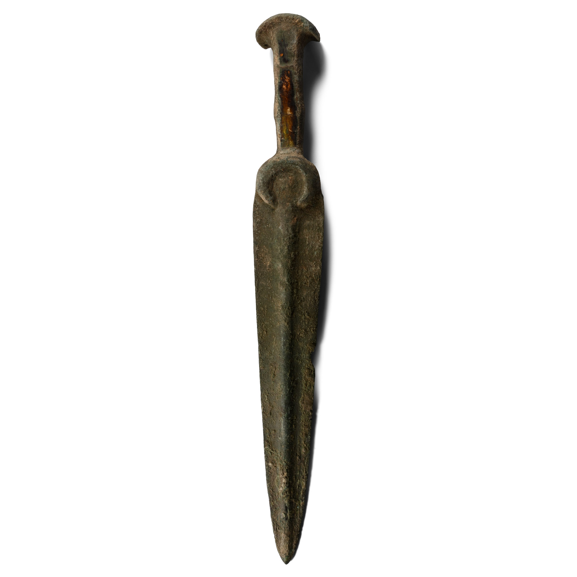 Marlik Type Bronze Dagger with Integral Hilt